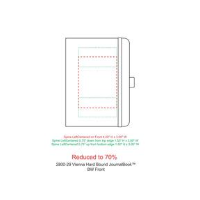 FSC® Mix 5" x 7" Vienna Hard Bound Journal - Etchified - Etchified - 2800-29RD