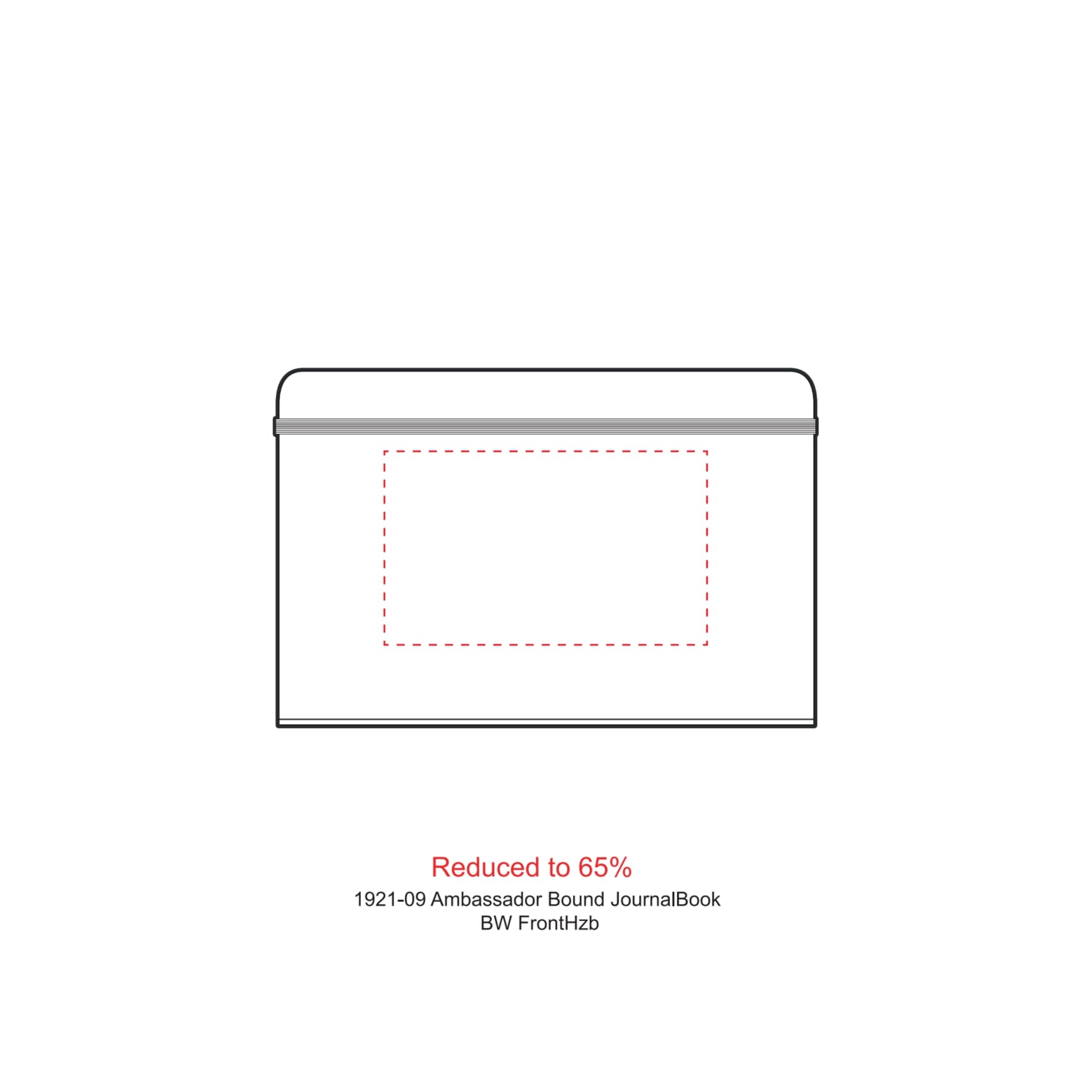 FSC® Mix 5.5" x 8.5" Ambassador Bound Journal - Etchified - Etchified - 1921-09BK