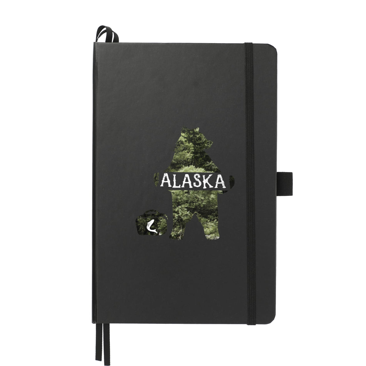 FSC® Mix 5.5" x 8.5" Bound Journal - Etchified - Etchified - 2800-82BK