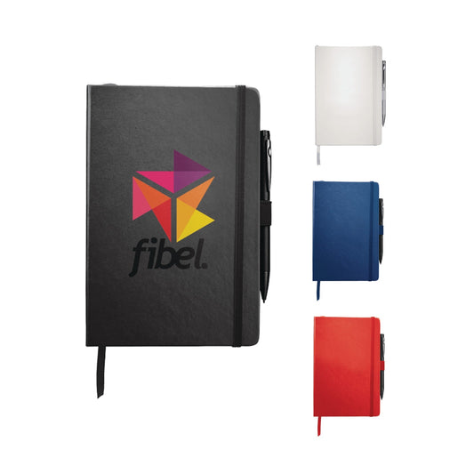 FSC® Mix 5.5" x 8.5" Nova Bound Journal - Etchified - Etchified - 2800-11BK