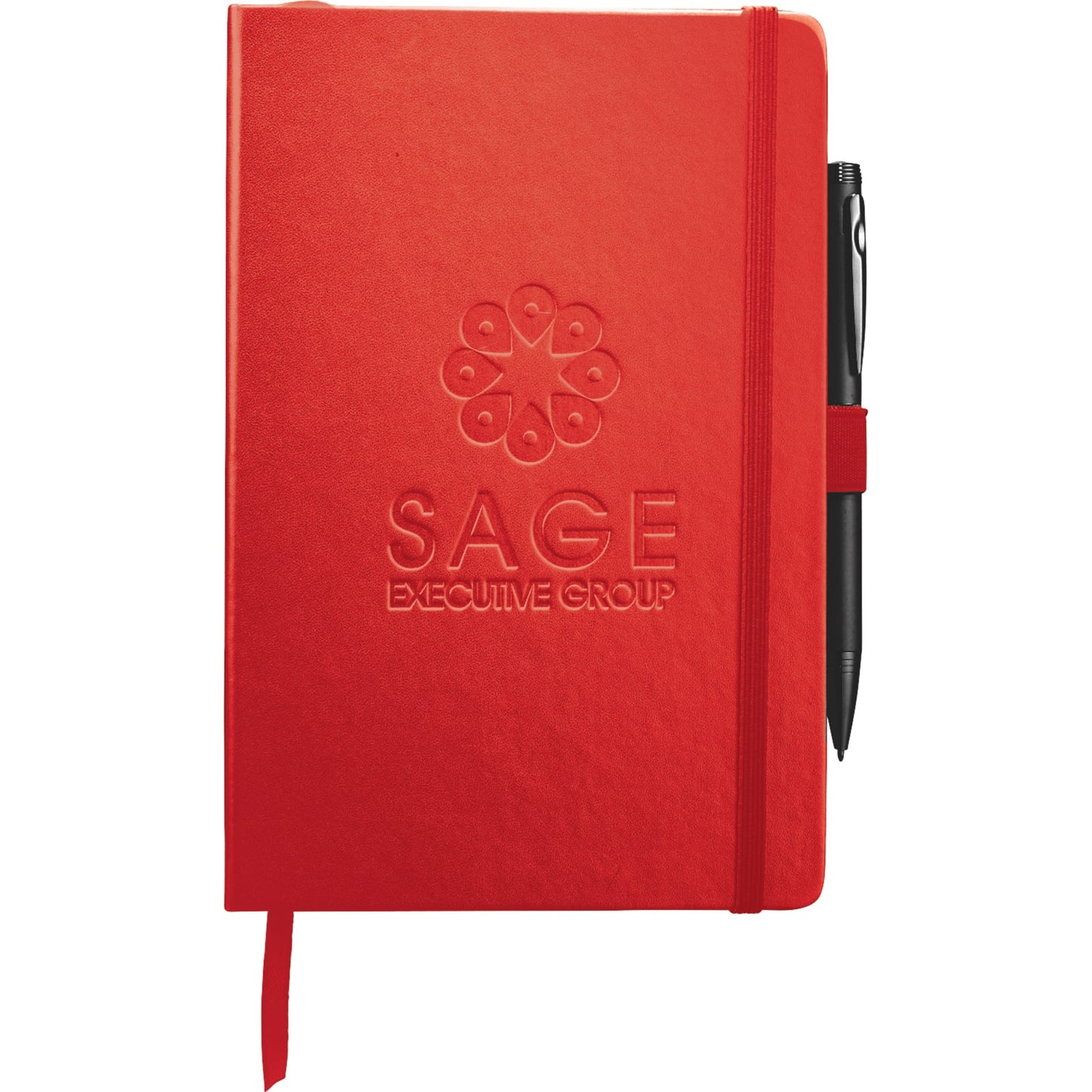 FSC® Mix 5.5" x 8.5" Nova Bound Journal - Etchified - Etchified - 2800-11BK
