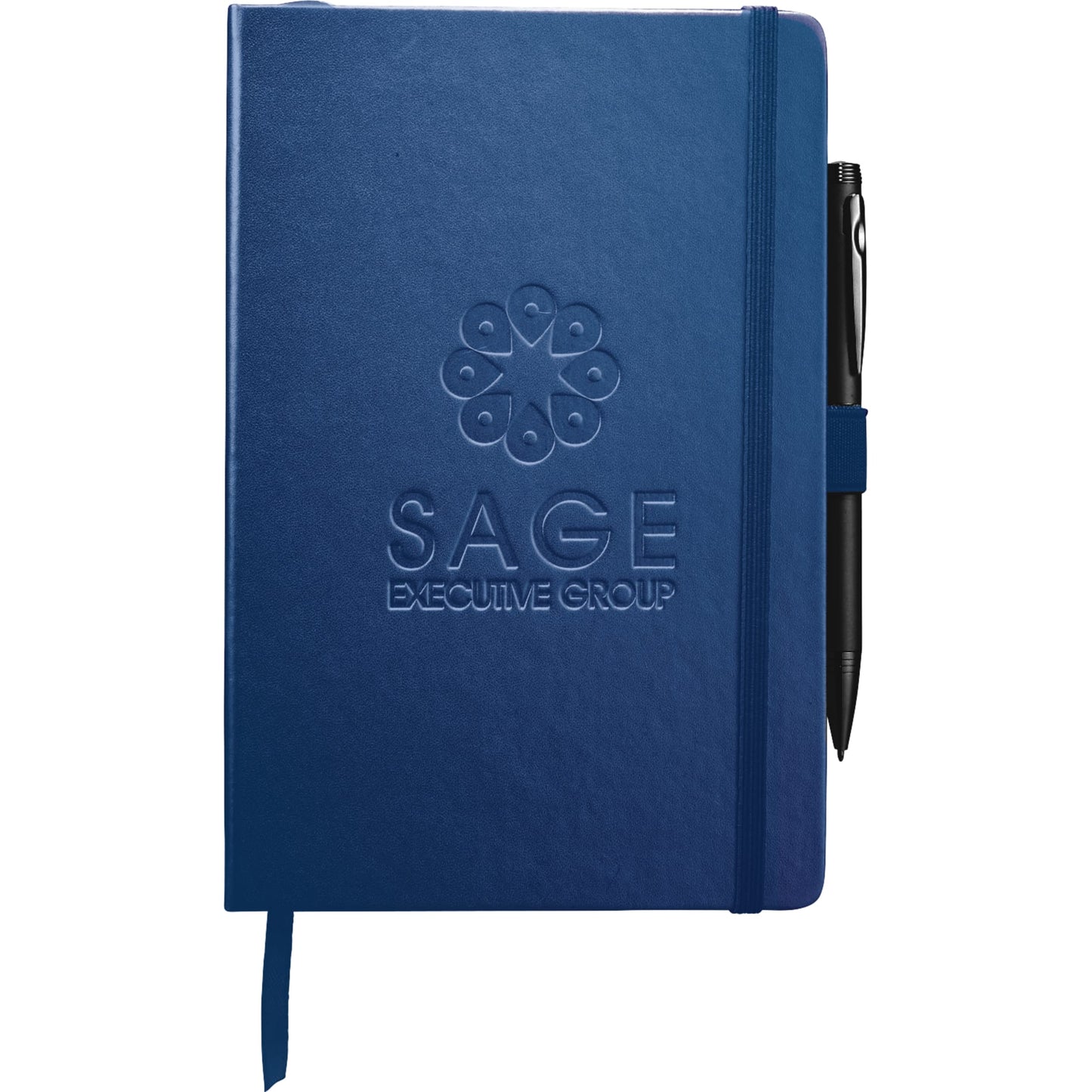 FSC® Mix 5.5" x 8.5" Nova Bound Journal - Etchified - Etchified - 2800-11BK