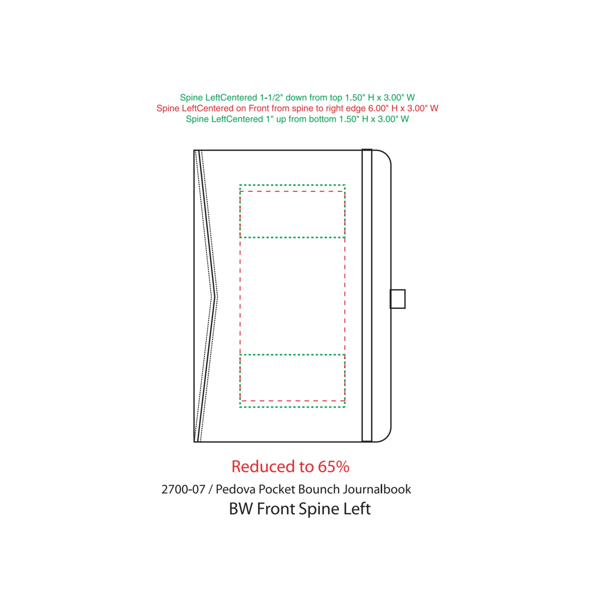 FSC® Mix 5.75" x 8.5" Pedova™ Pocket Bound Journal - Etchified - Etchified - 2700-07GY