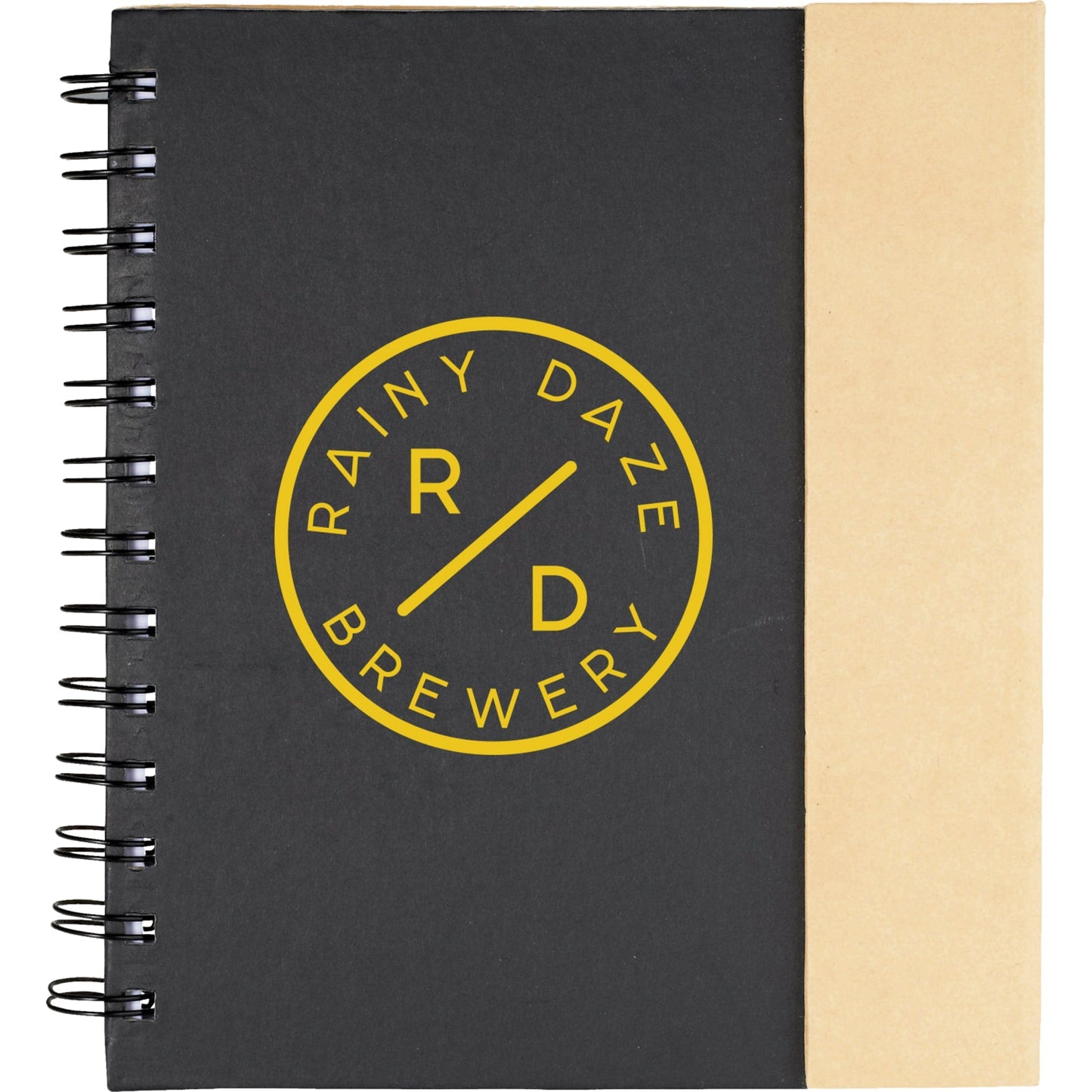 FSC® Mix 6.5" x 7" Lock - it Spiral Notebook - Etchified - Etchified - SM-3647BK