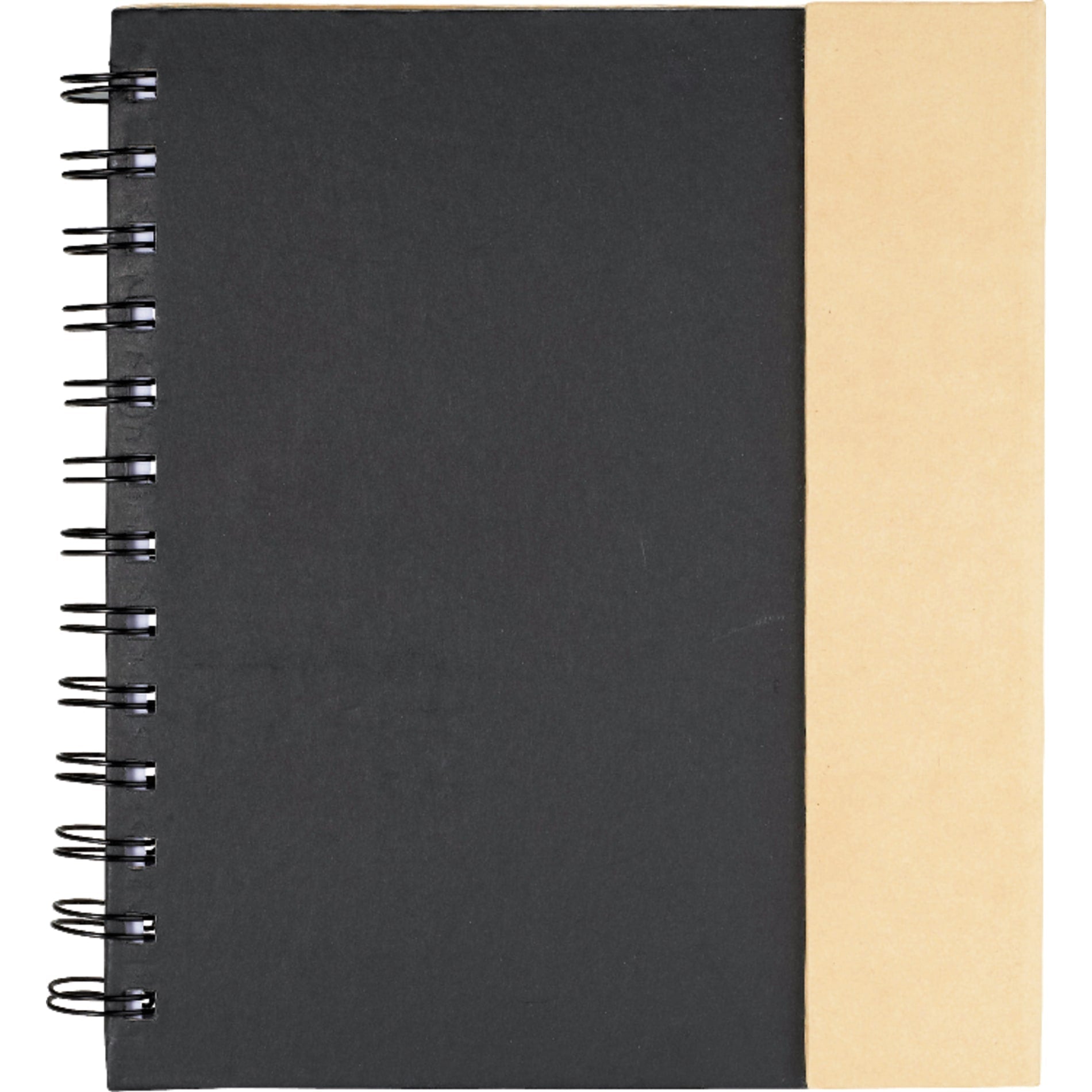 FSC® Mix 6.5" x 7" Lock - it Spiral Notebook - Etchified - Etchified - SM-3647BK