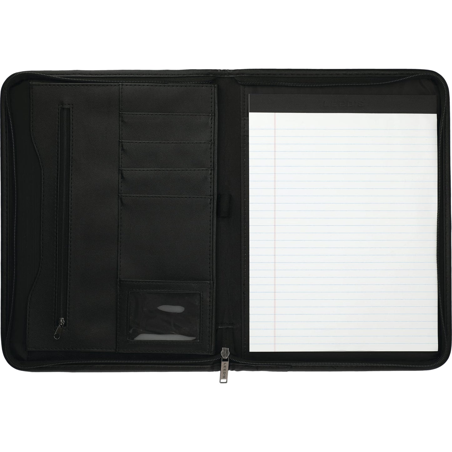 FSC® Mix Executive DuraHyde Zippered Padfolio - Etchified - Etchified - 0600-10BK
