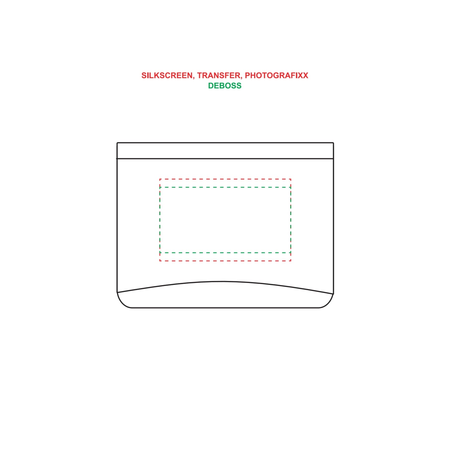 FSC® Mix Executive DuraHyde Zippered Padfolio - Etchified - Etchified - 0600-10BK