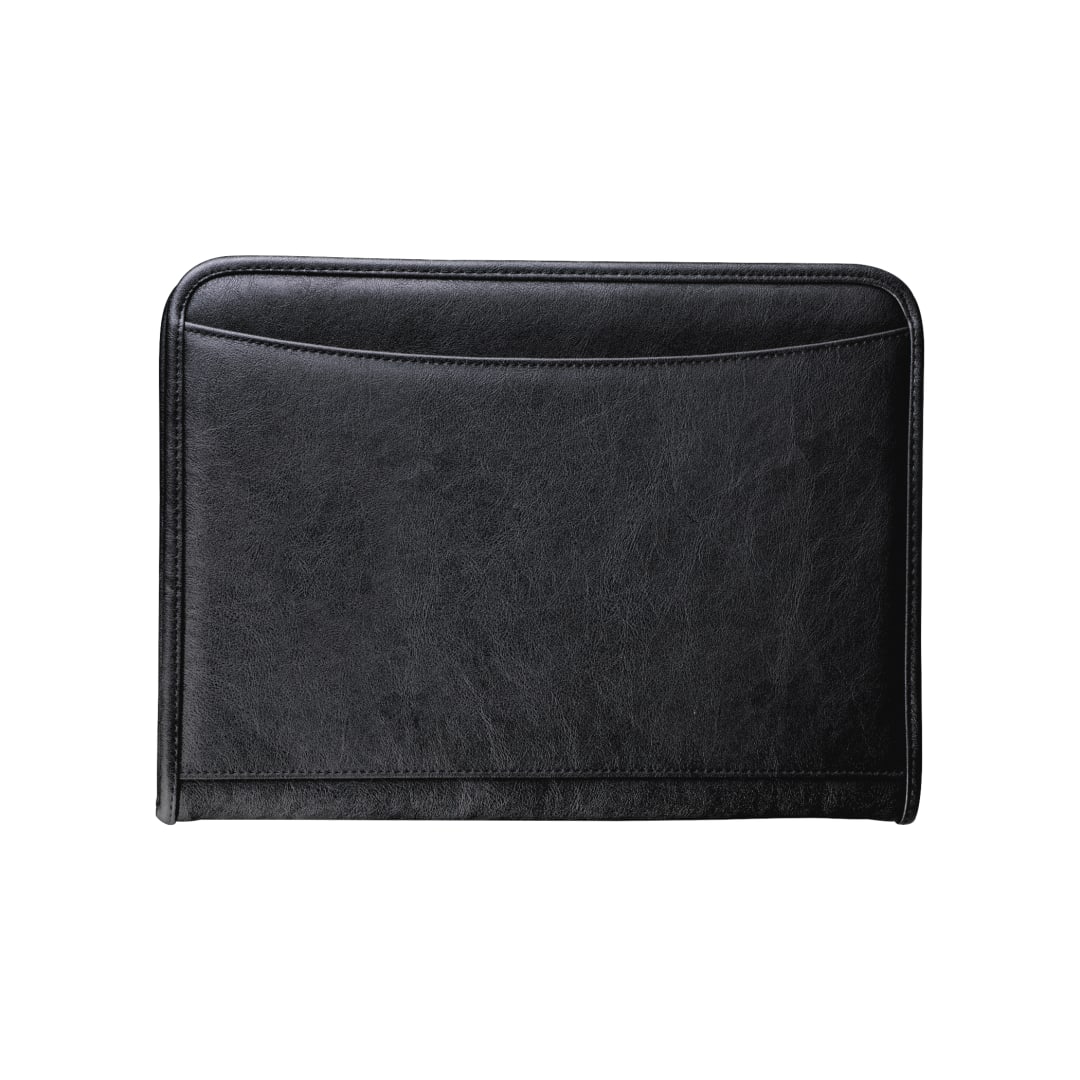 FSC® Mix Executive DuraHyde Zippered Padfolio - Etchified - Etchified - 0600-10BK
