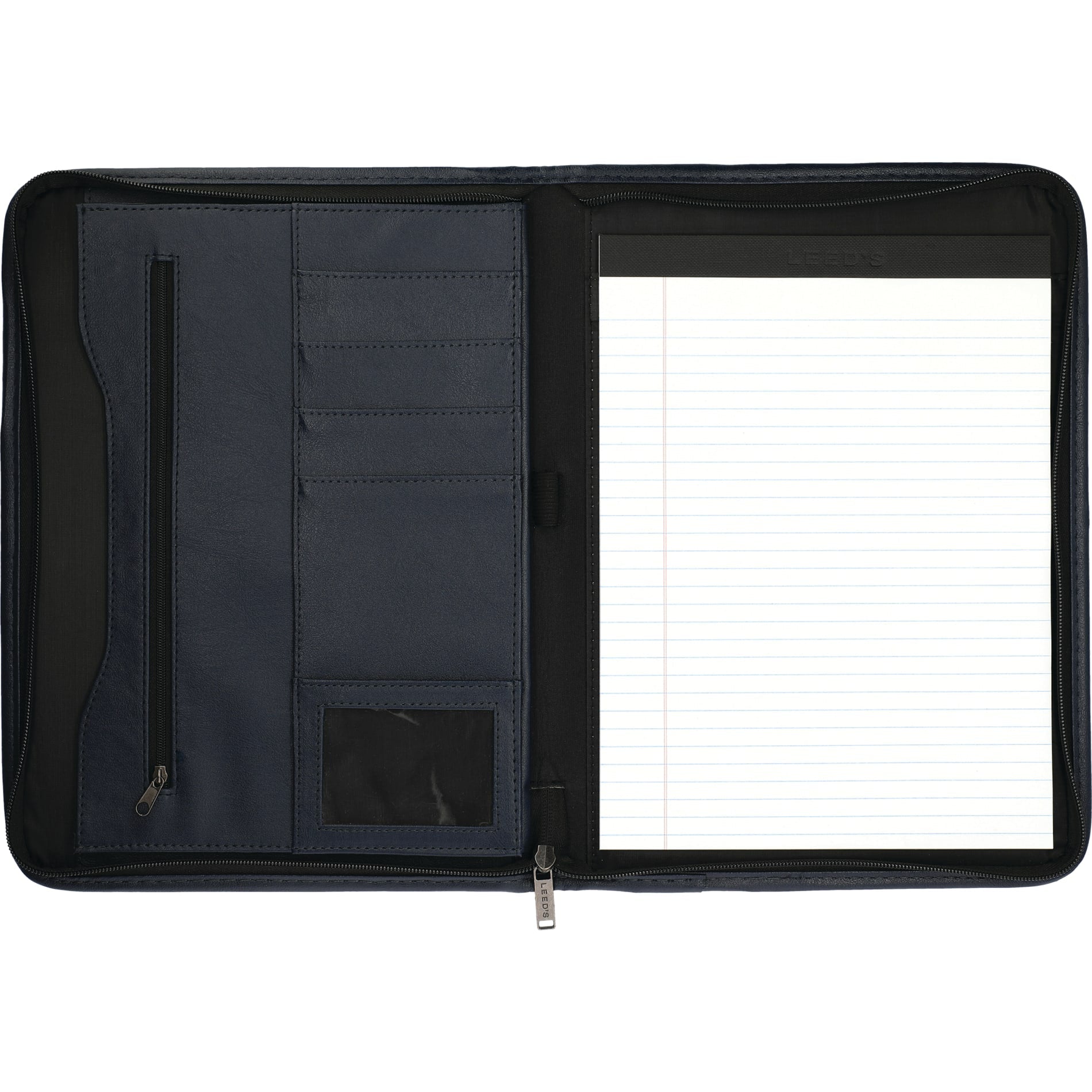 FSC® Mix Executive DuraHyde Zippered Padfolio - Etchified - Etchified - 0600-10BL