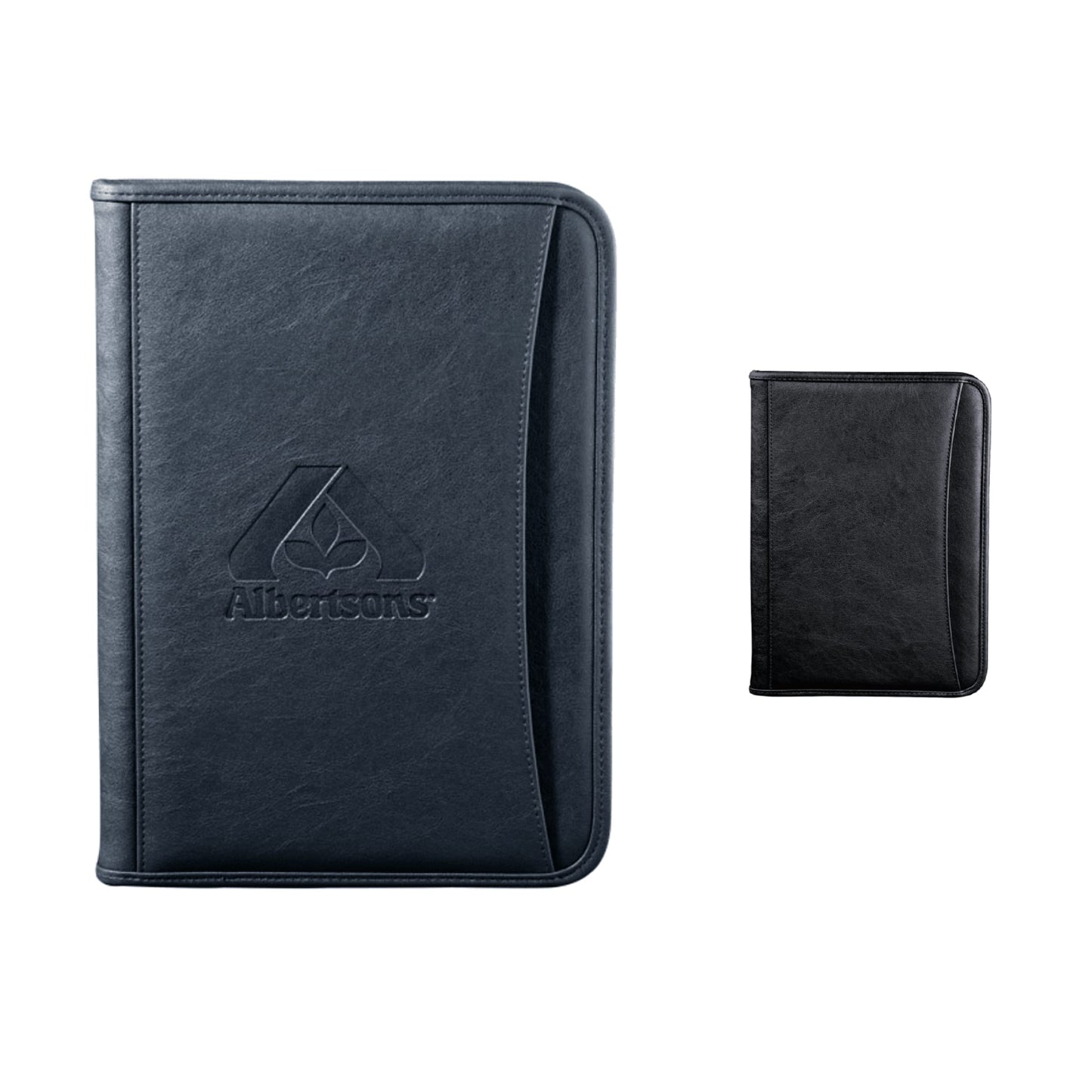 FSC® Mix Executive DuraHyde Zippered Padfolio - Etchified - Etchified - 0600-10BL