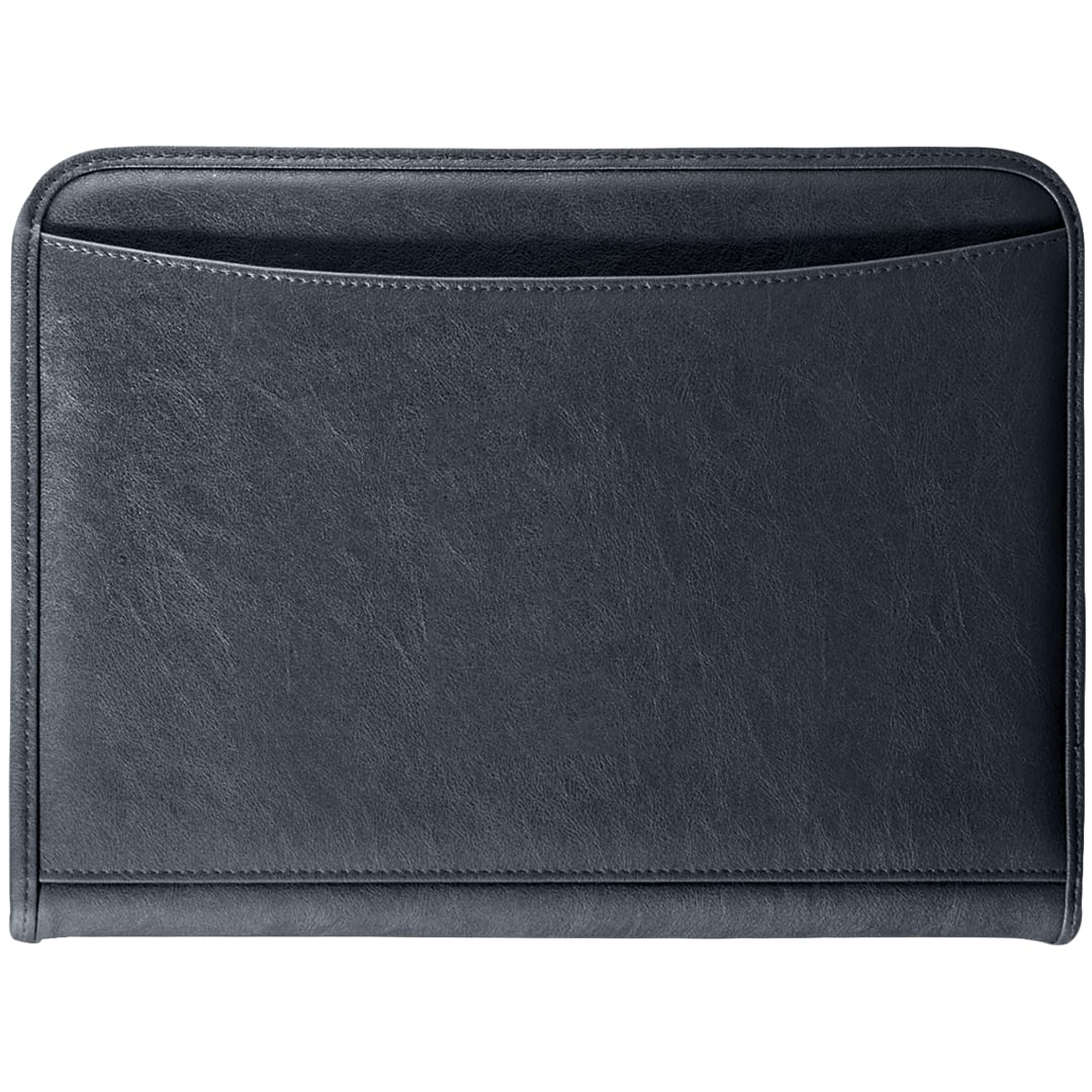 FSC® Mix Executive DuraHyde Zippered Padfolio - Etchified - Etchified - 0600-10BL