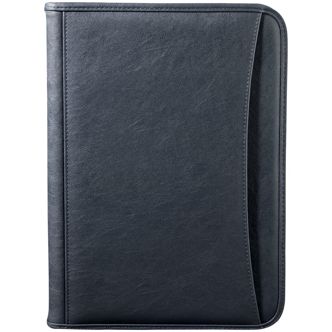 FSC® Mix Executive DuraHyde Zippered Padfolio - Etchified - Etchified - 0600-10BL