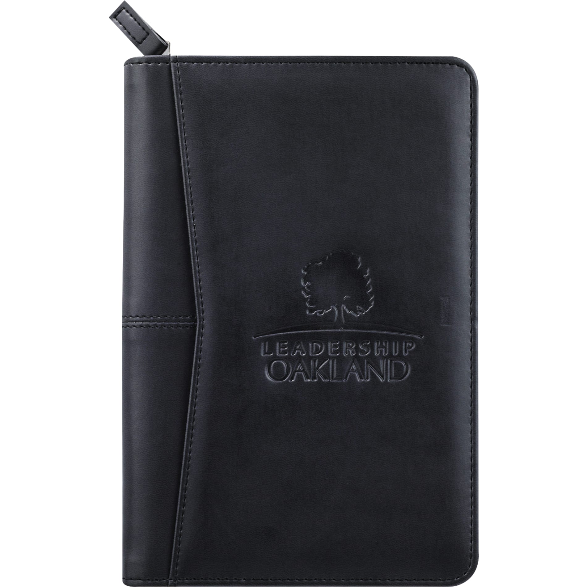 FSC® Mix Pedova™ Jr. Zippered Padfolio - Etchified - Etchified - 0770-06BK