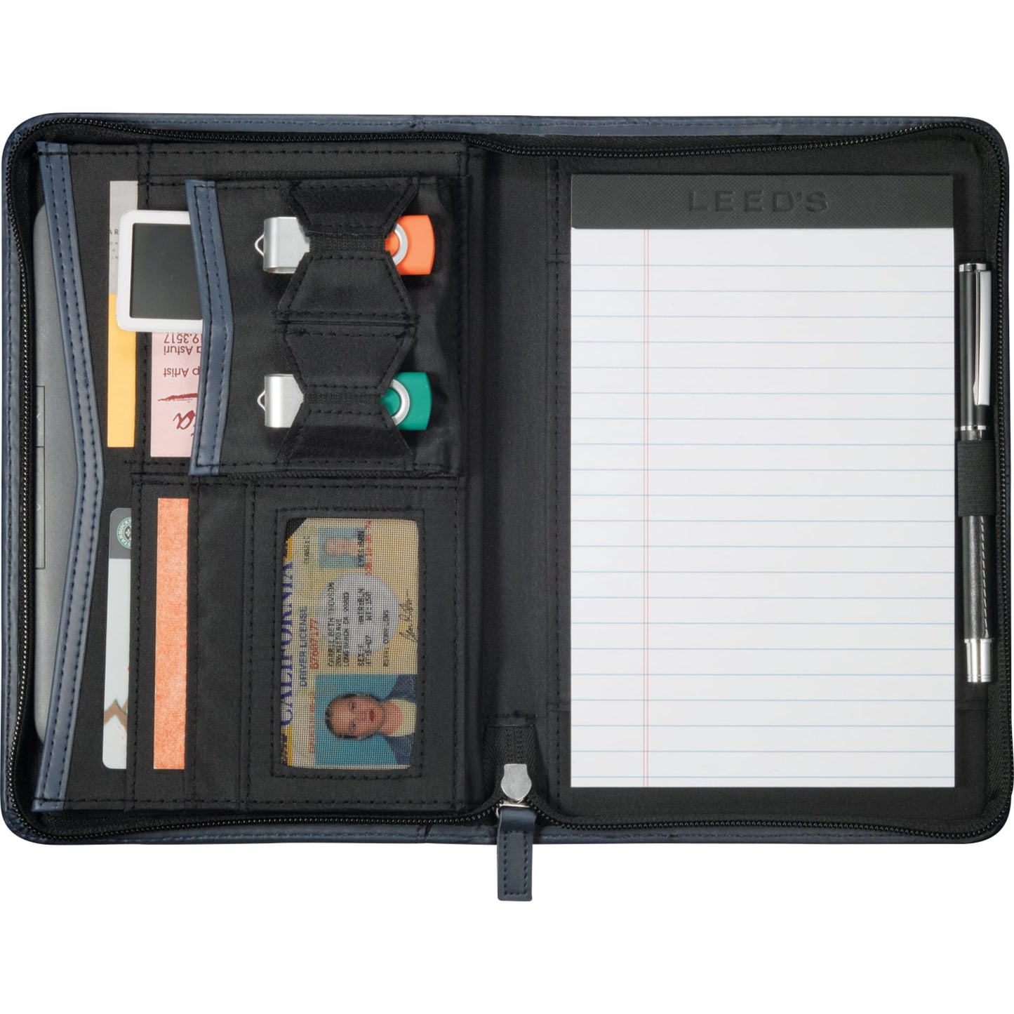 FSC® Mix Pedova™ Jr. Zippered Padfolio - Etchified - Etchified - 0770-06NY