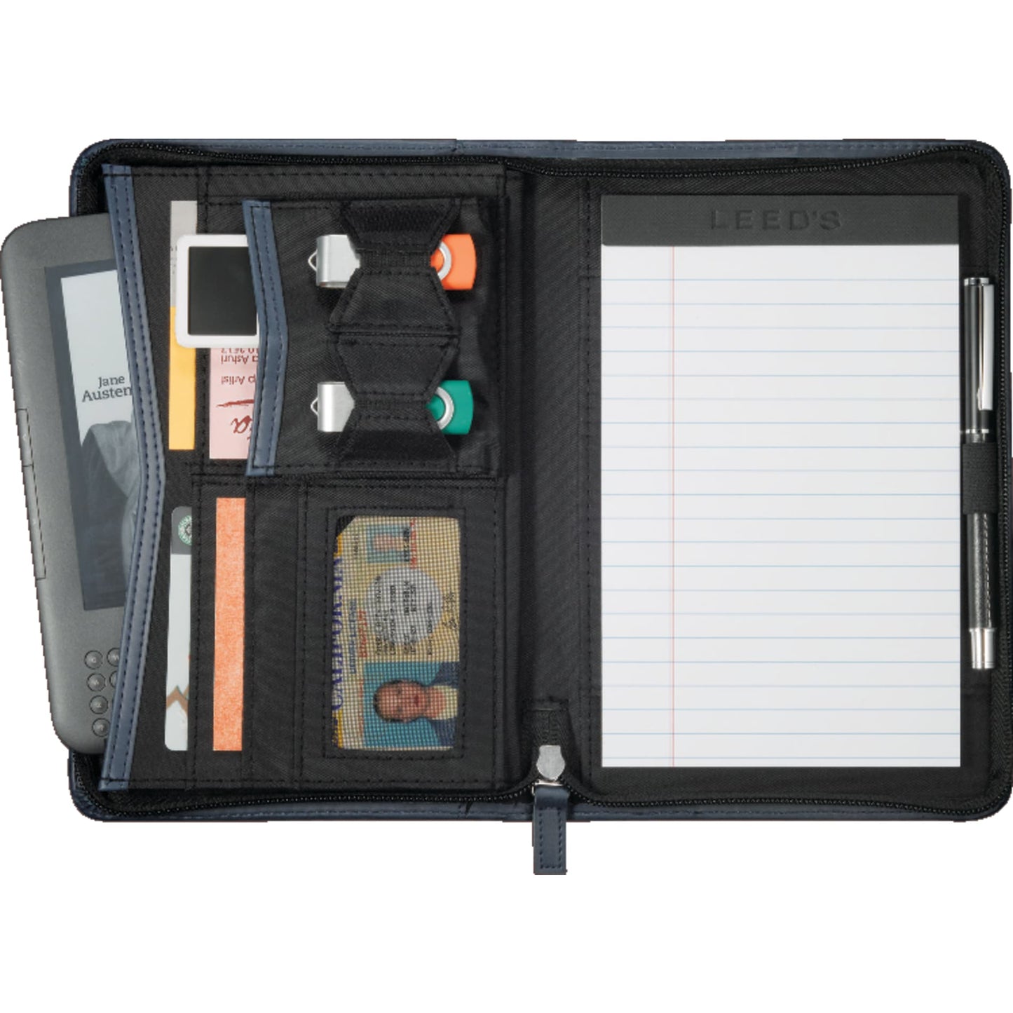 FSC® Mix Pedova™ Jr. Zippered Padfolio - Etchified - Etchified - 0770-06NY