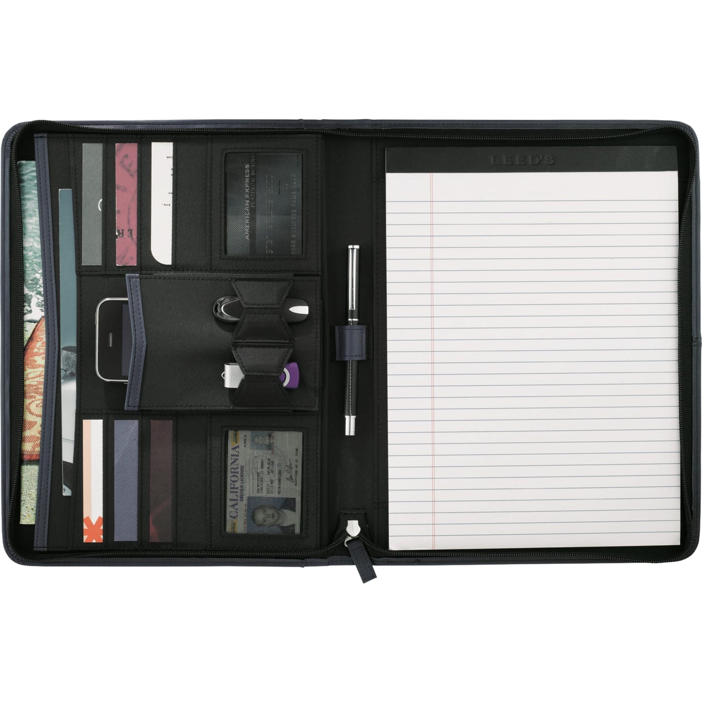 FSC® Mix Pedova™ Zippered UltraHyde Padfolio - Etchified - Etchified - 0770-10NY