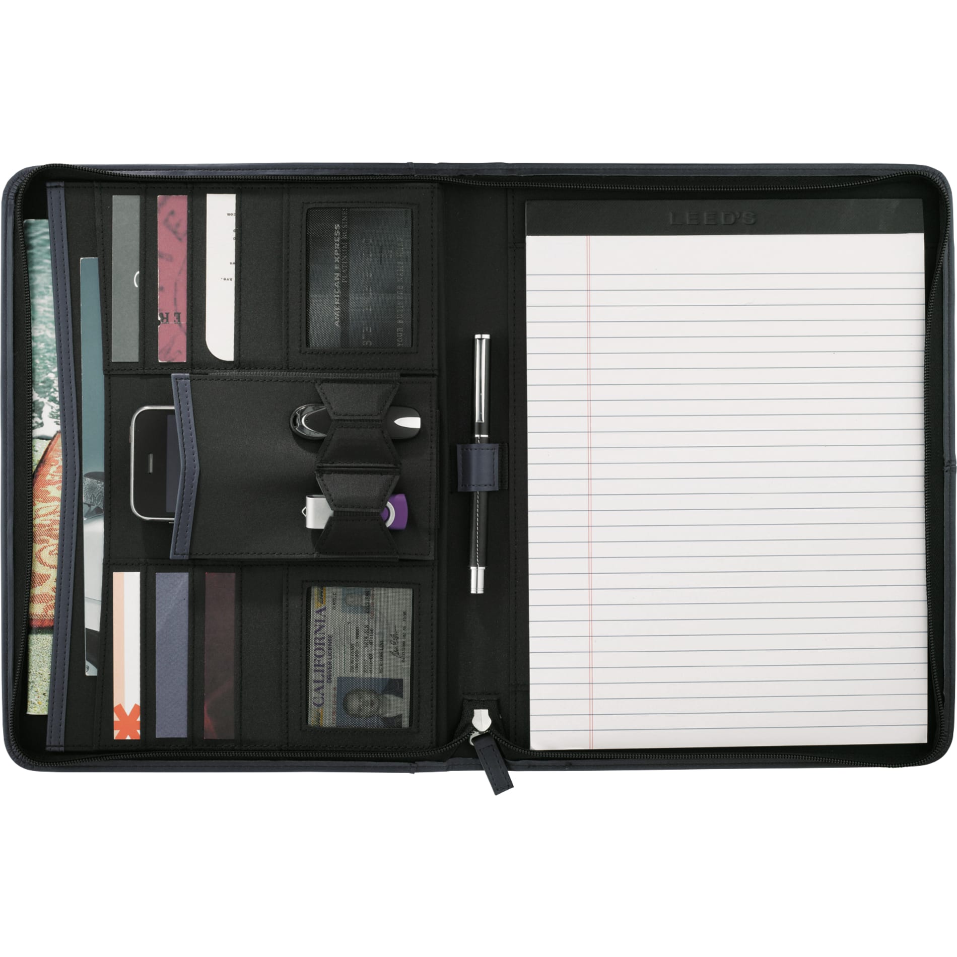 FSC® Mix Pedova™ Zippered UltraHyde Padfolio - Etchified - Etchified - 0770-10NY