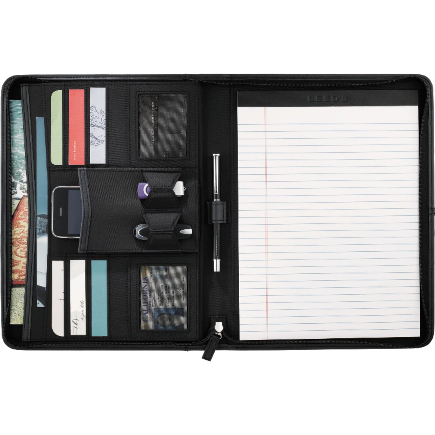 FSC® Mix Pedova™ Zippered UltraHyde Padfolio - Etchified - Etchified - 0770-10RD