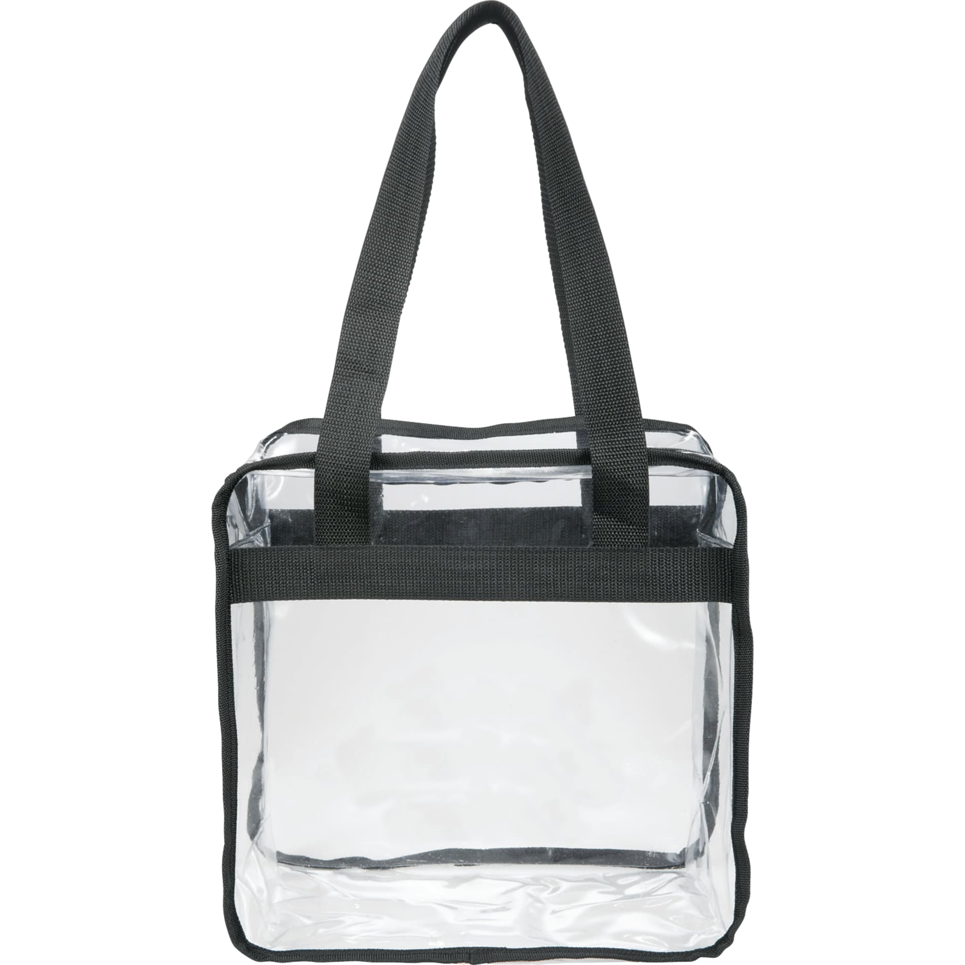 Game Day Clear Zippered Safety Tote - Etchified - Etchified - 2301-42BK
