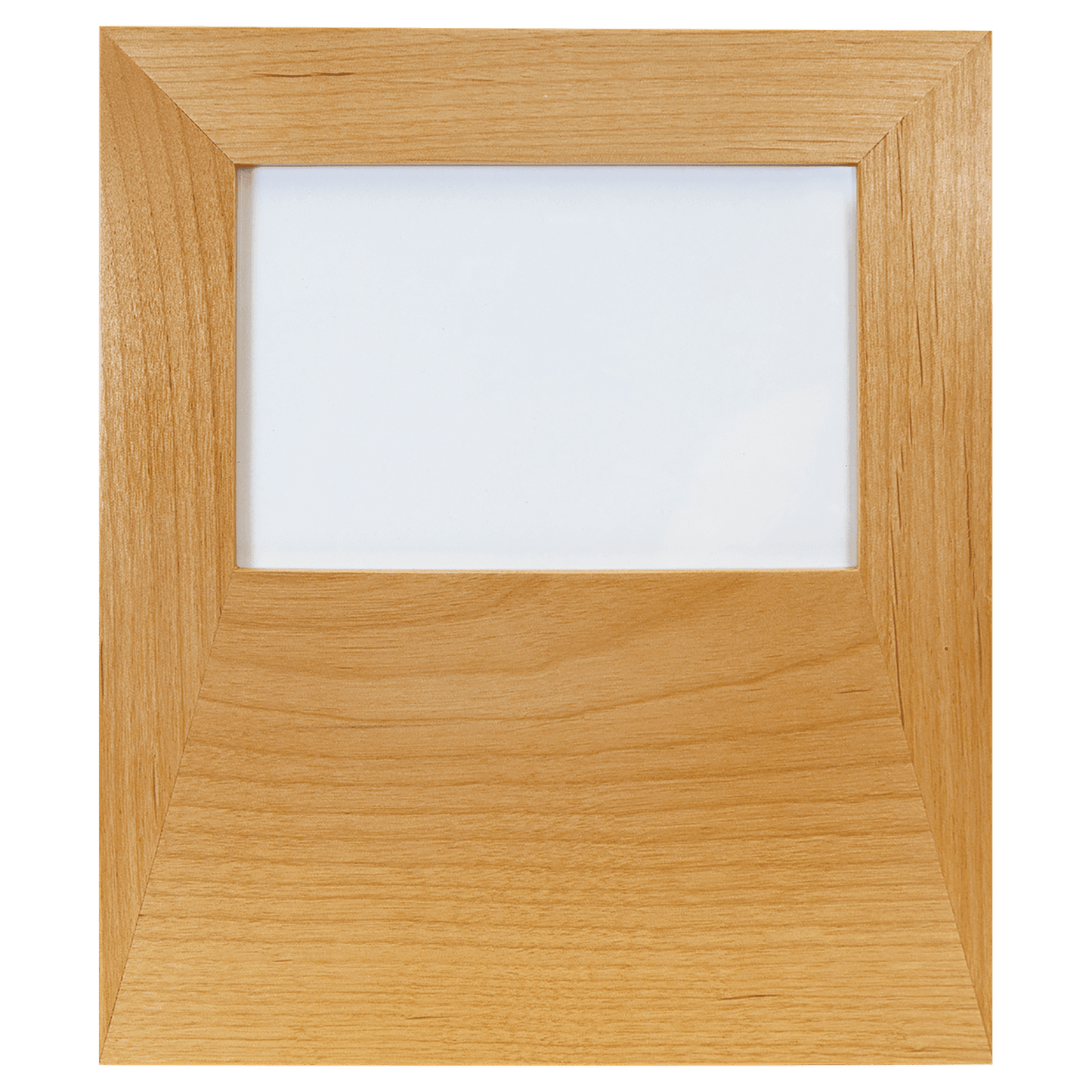 Genuine Red Alder 4"x 6" Picture Frame with 4 1/2" x 8" Engraving Area - Etchified - GearOne - PTF546
