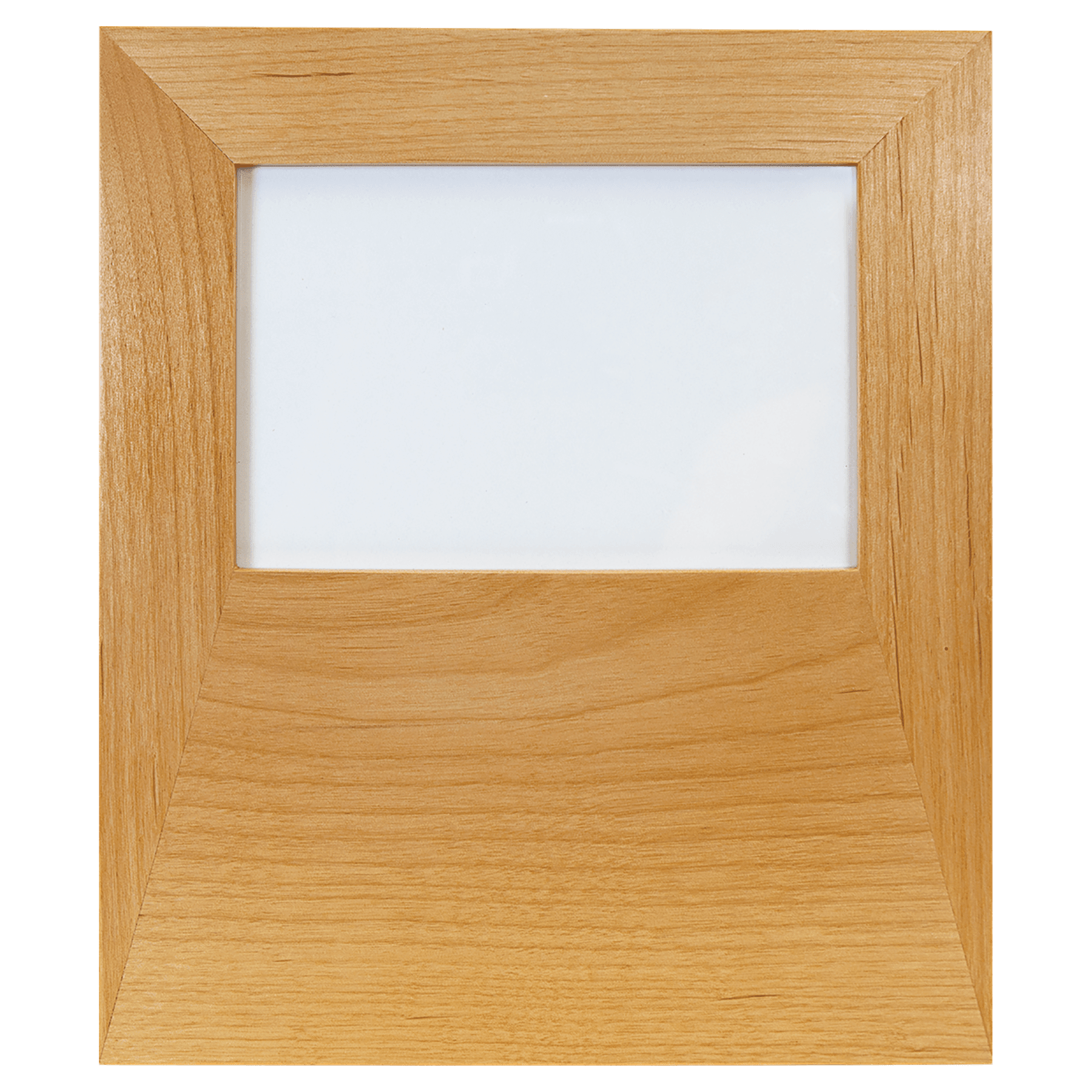 Genuine Red Alder 4"x 6" Picture Frame with 4 1/2" x 8" Engraving Area - Etchified - GearOne - PTF546