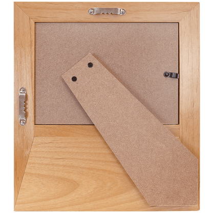 Genuine Red Alder 5" x 7" Picture Frame with 4 7/16" x 9 1/16" Engraving Area - Etchified - GearOne - PTF557