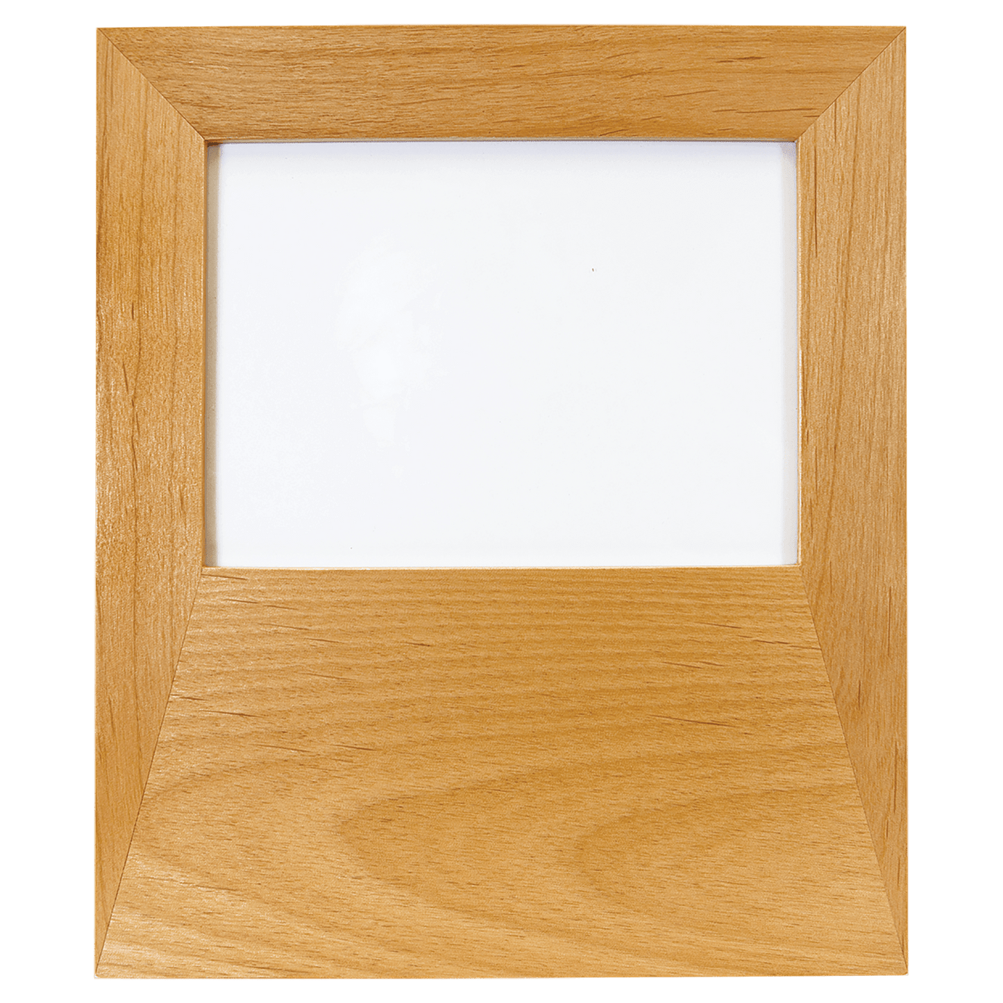 Genuine Red Alder 5" x 7" Picture Frame with 4 7/16" x 9 1/16" Engraving Area - Etchified - GearOne - PTF557
