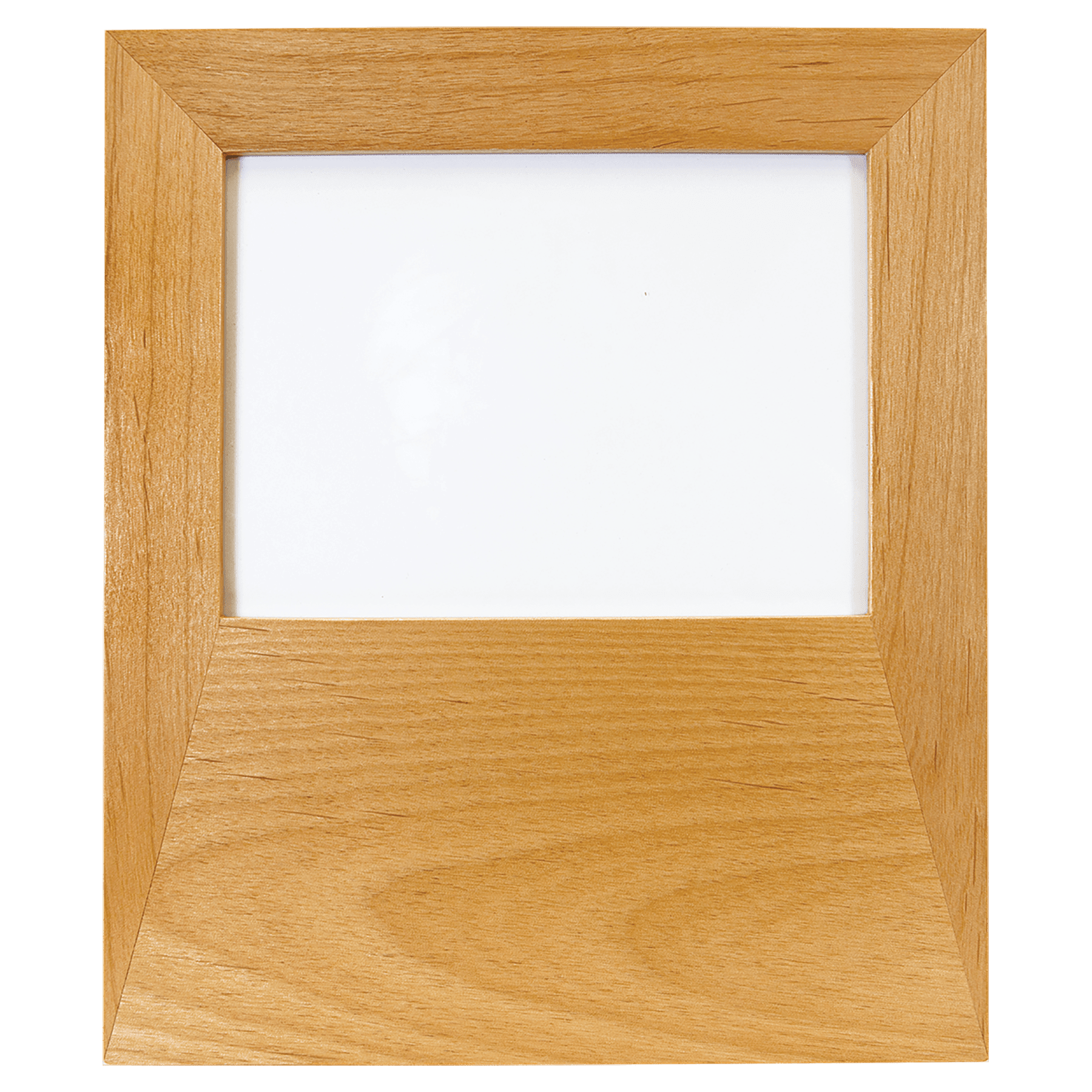 Genuine Red Alder 5" x 7" Picture Frame with 4 7/16" x 9 1/16" Engraving Area - Etchified - GearOne - PTF557