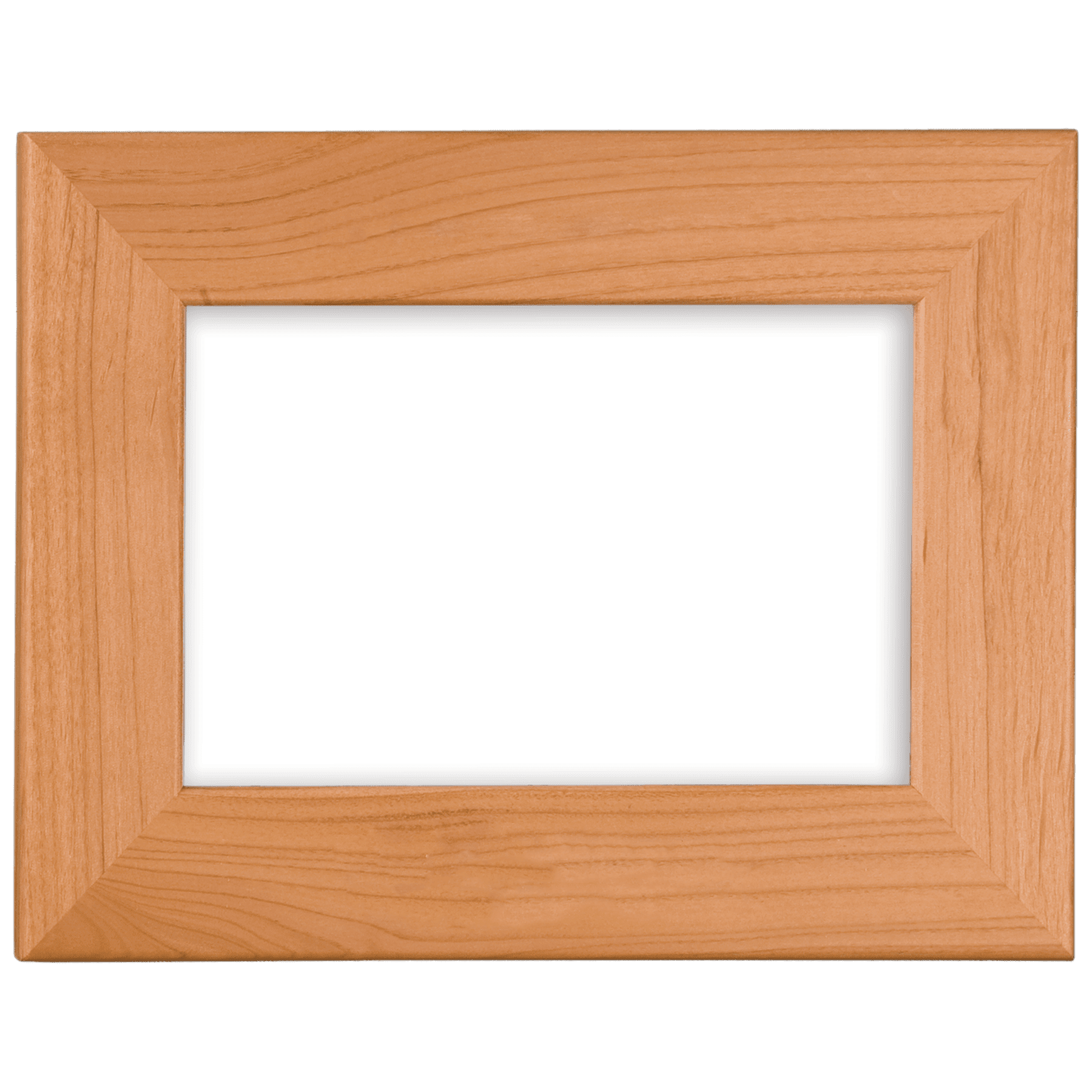 Genuine Red Alder Picture Frame 4" x 6" - Etchified - GearOne - PTF146