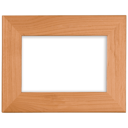 Genuine Red Alder Picture Frame 4" x 6" - Etchified - GearOne - PTF146