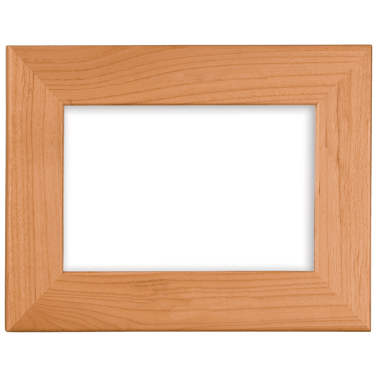 Genuine Red Alder Picture Frame 4" x 6" - Etchified - GearOne - PTF146