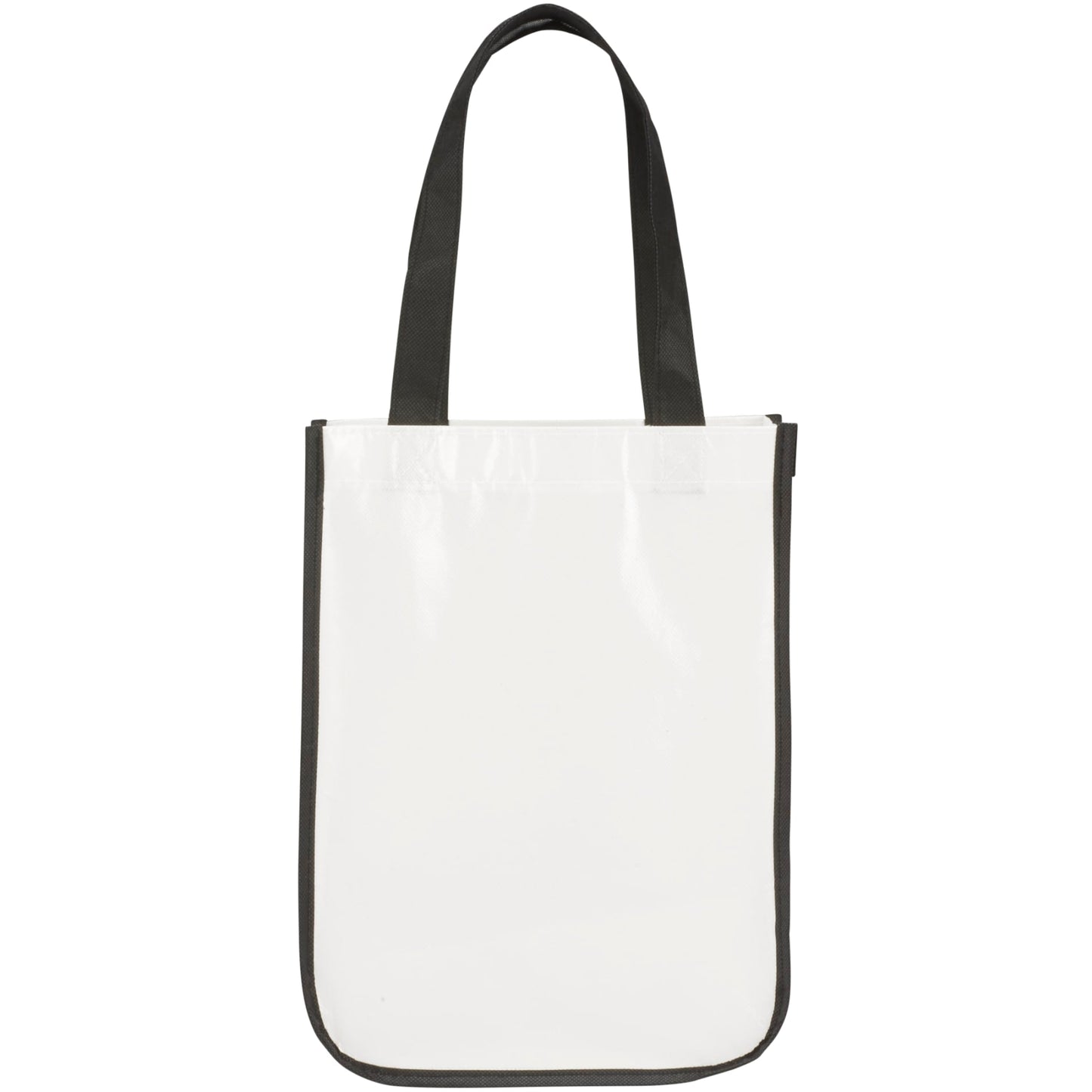 Gloss Laminated Non - Woven Gift Tote - Etchified - Etchified - SM-5994BK