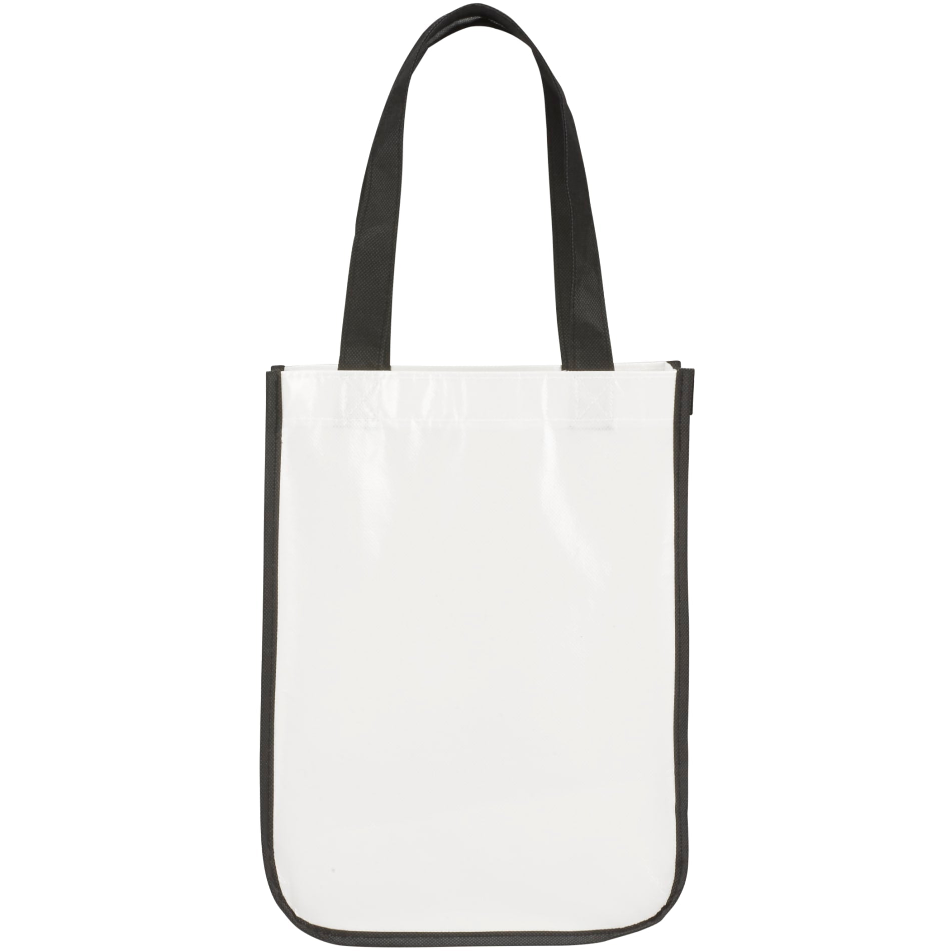 Gloss Laminated Non - Woven Gift Tote - Etchified - Etchified - SM-5994BK