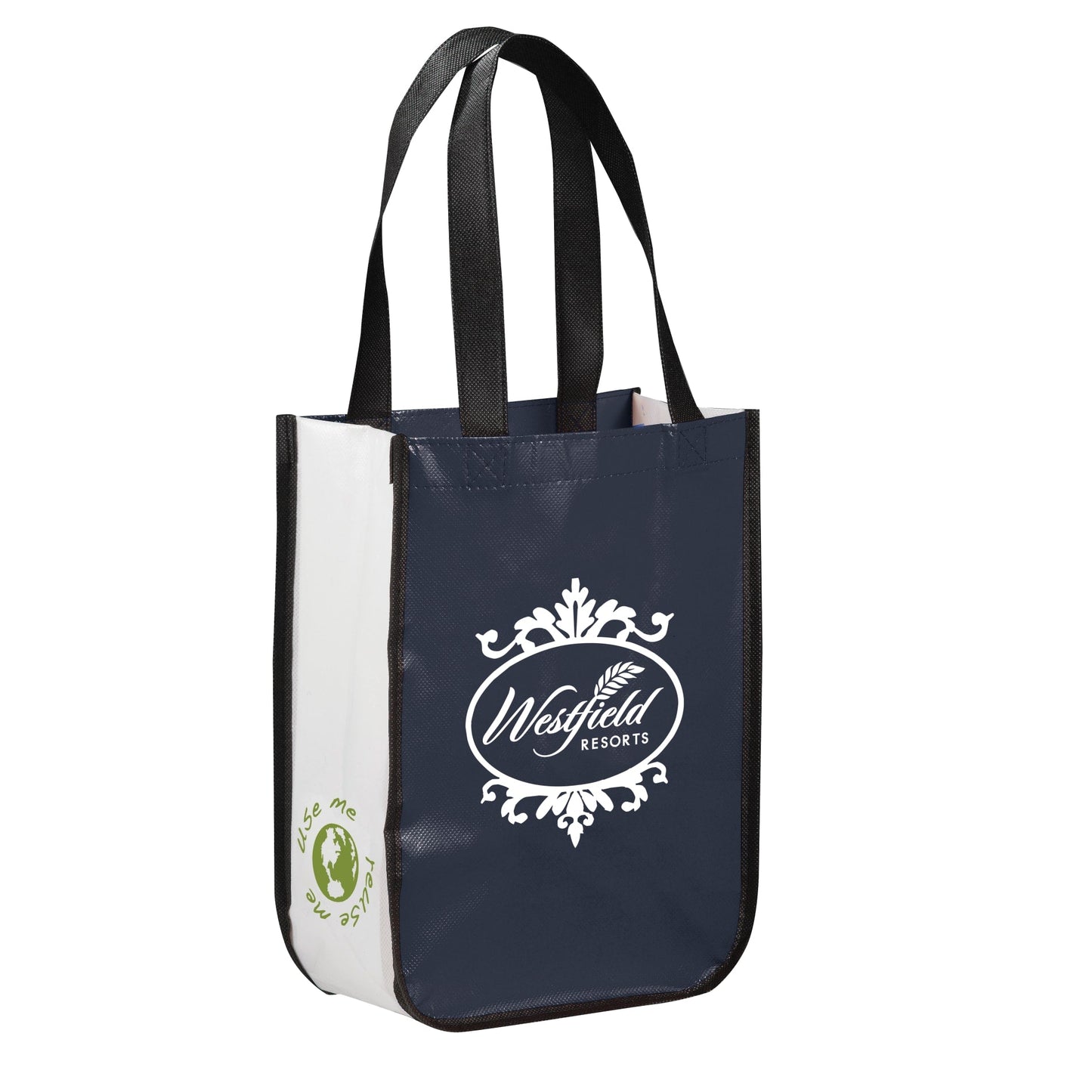 Gloss Laminated Non - Woven Gift Tote - Etchified - Etchified - SM-5994NY