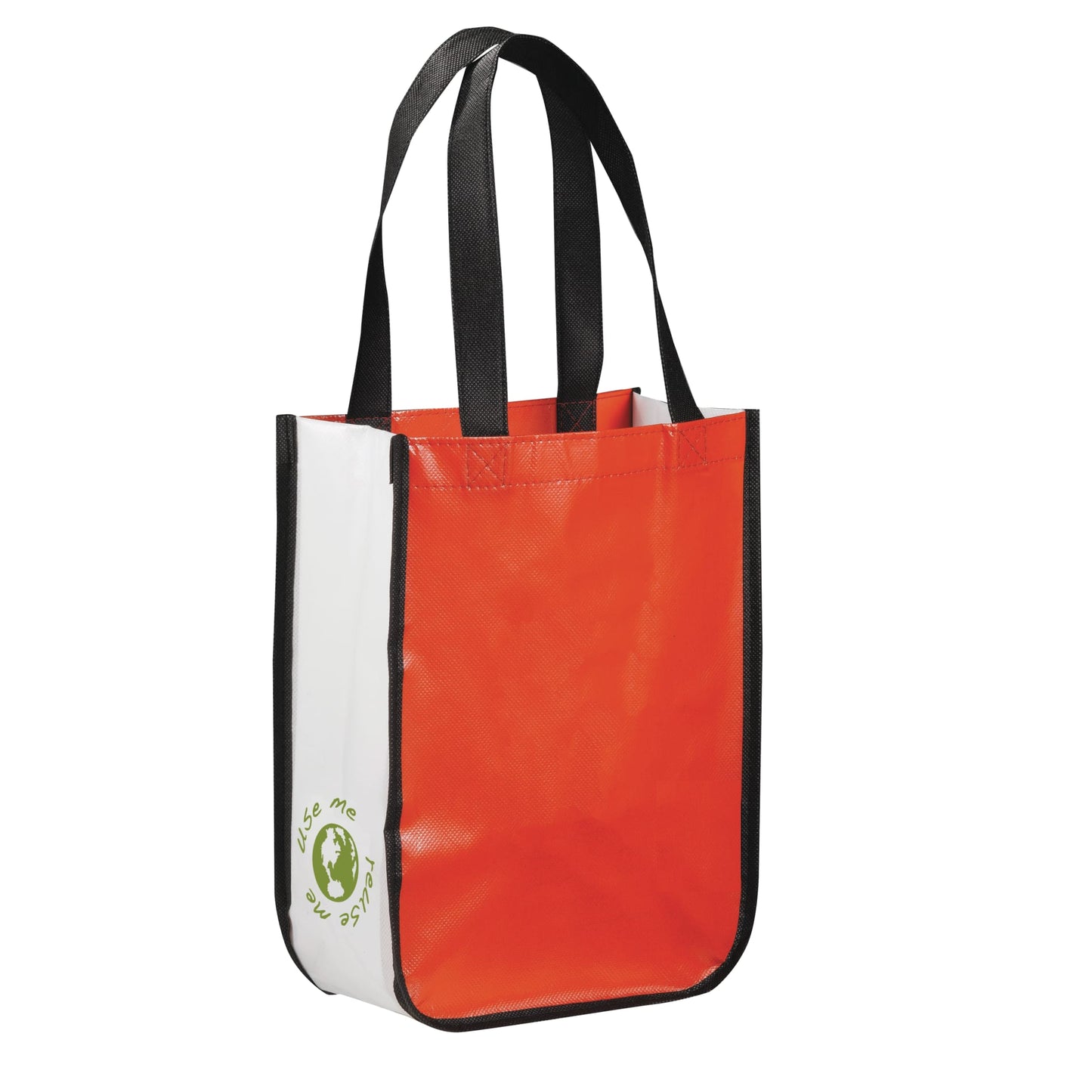 Gloss Laminated Non - Woven Gift Tote - Etchified - Etchified - SM-5994WH