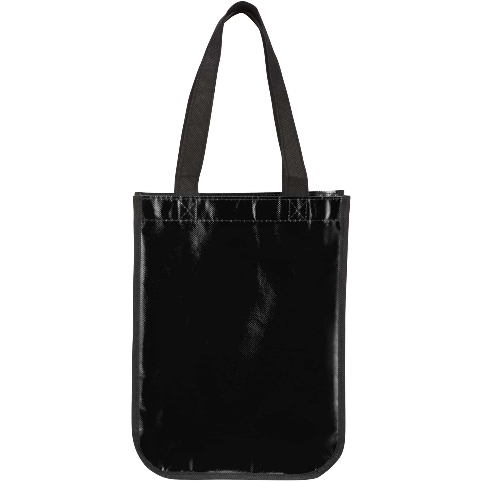Gloss Laminated Non - Woven Gift Tote - Etchified - Etchified - SM-5994WH