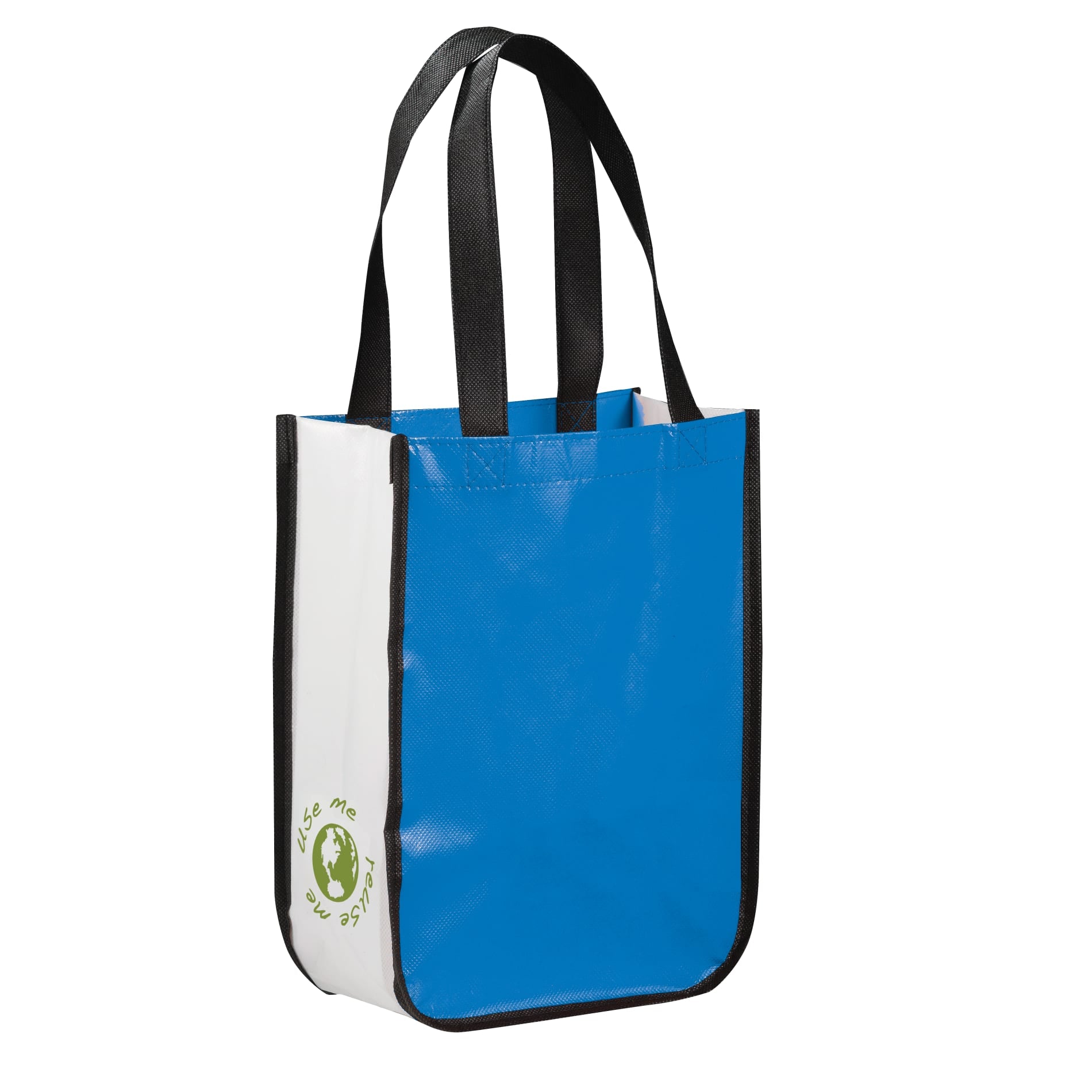 Gloss Laminated Non - Woven Gift Tote - Etchified - Etchified - SM-5994WH
