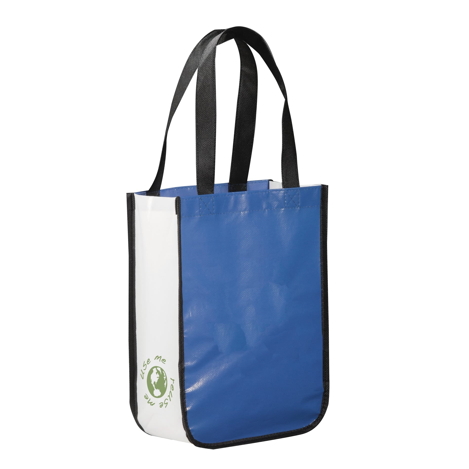 Gloss Laminated Non - Woven Gift Tote - Etchified - Etchified - SM-5994WH