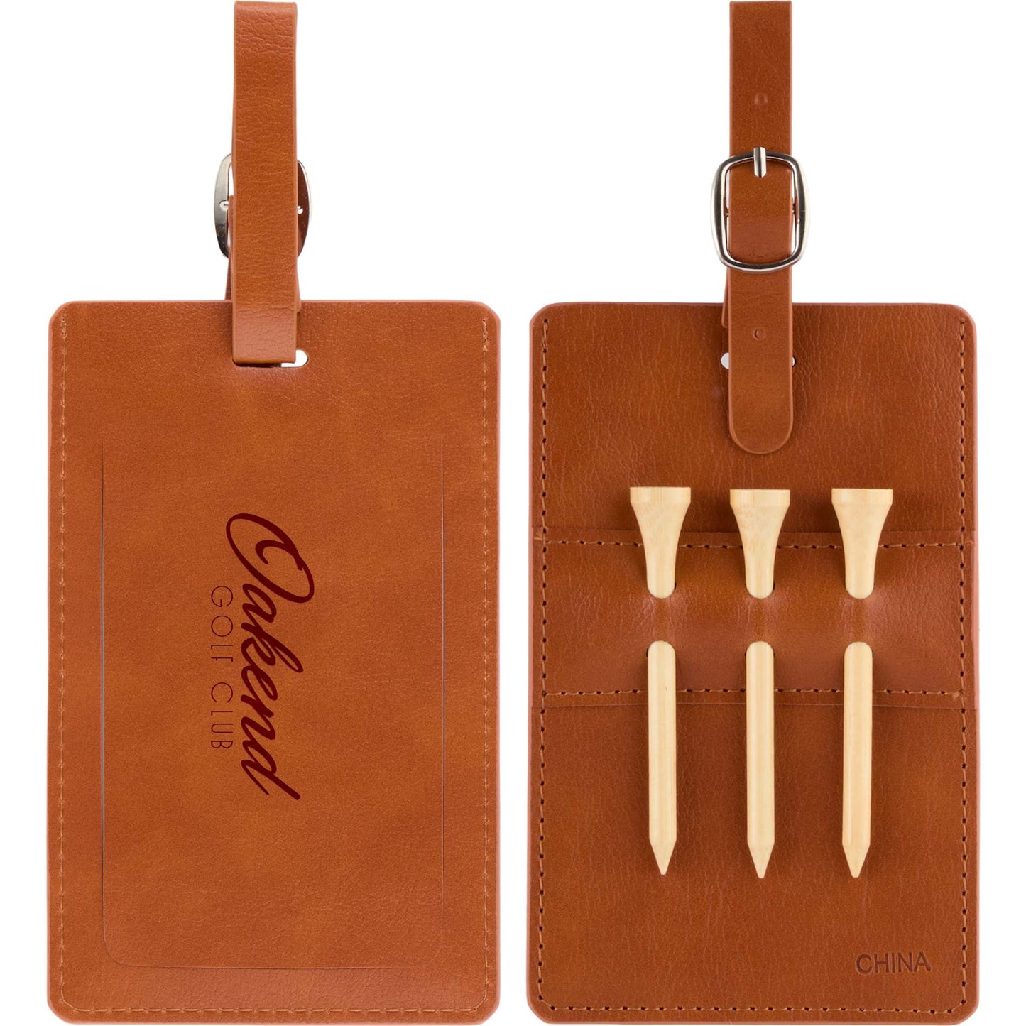 Golf Bag Tag Tee Holder - Etchified - Etchified - 1401-66BR