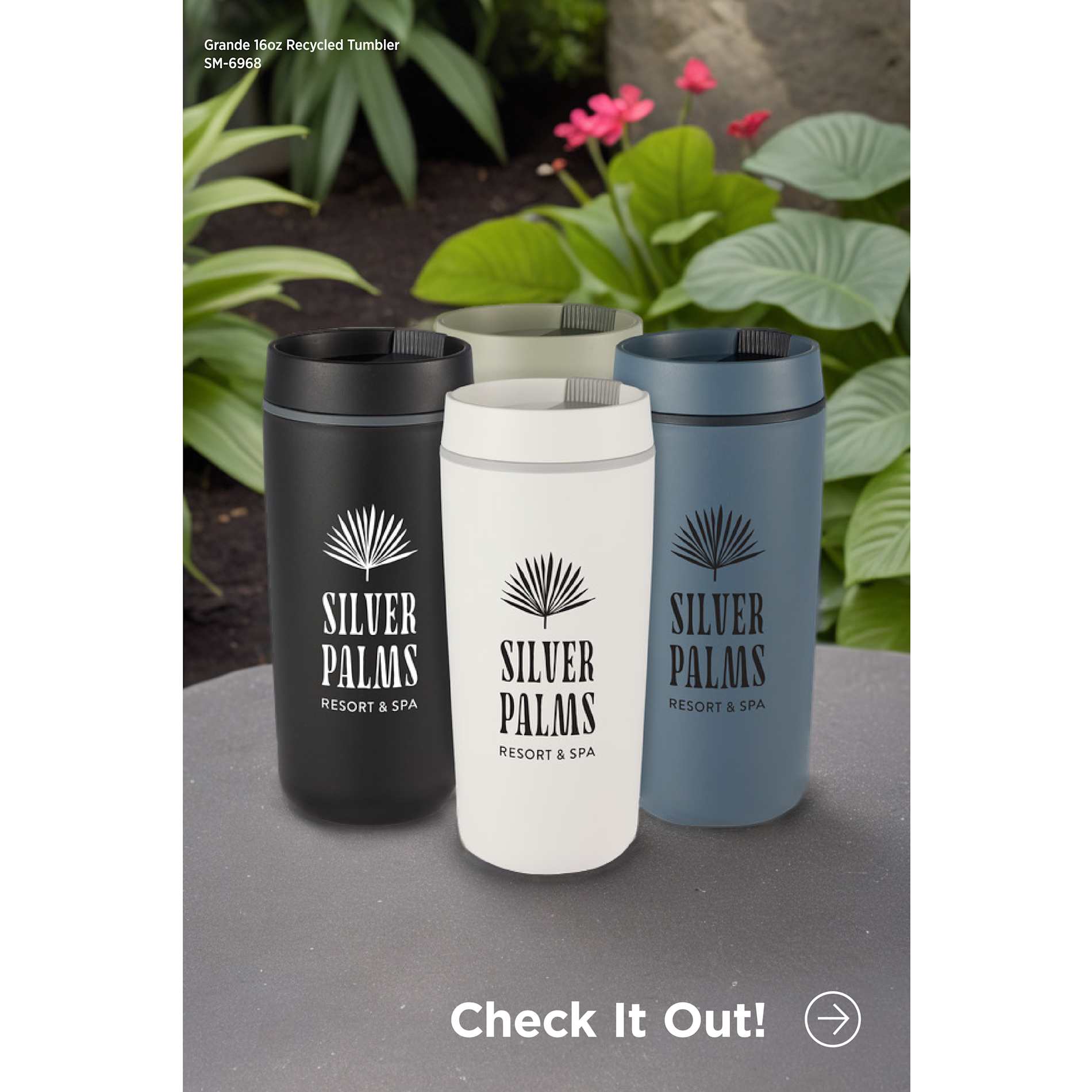 Grande 16oz Recycled Tumbler - Etchified - Etchified - SM-6968WH