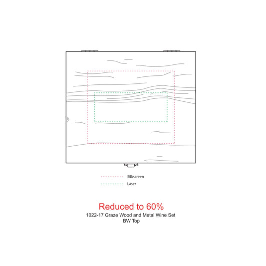 Graze Wood and Metal Wine Set - Etchified - PCNA (Leed's/Bullet/Trimark) - 1022-17WD