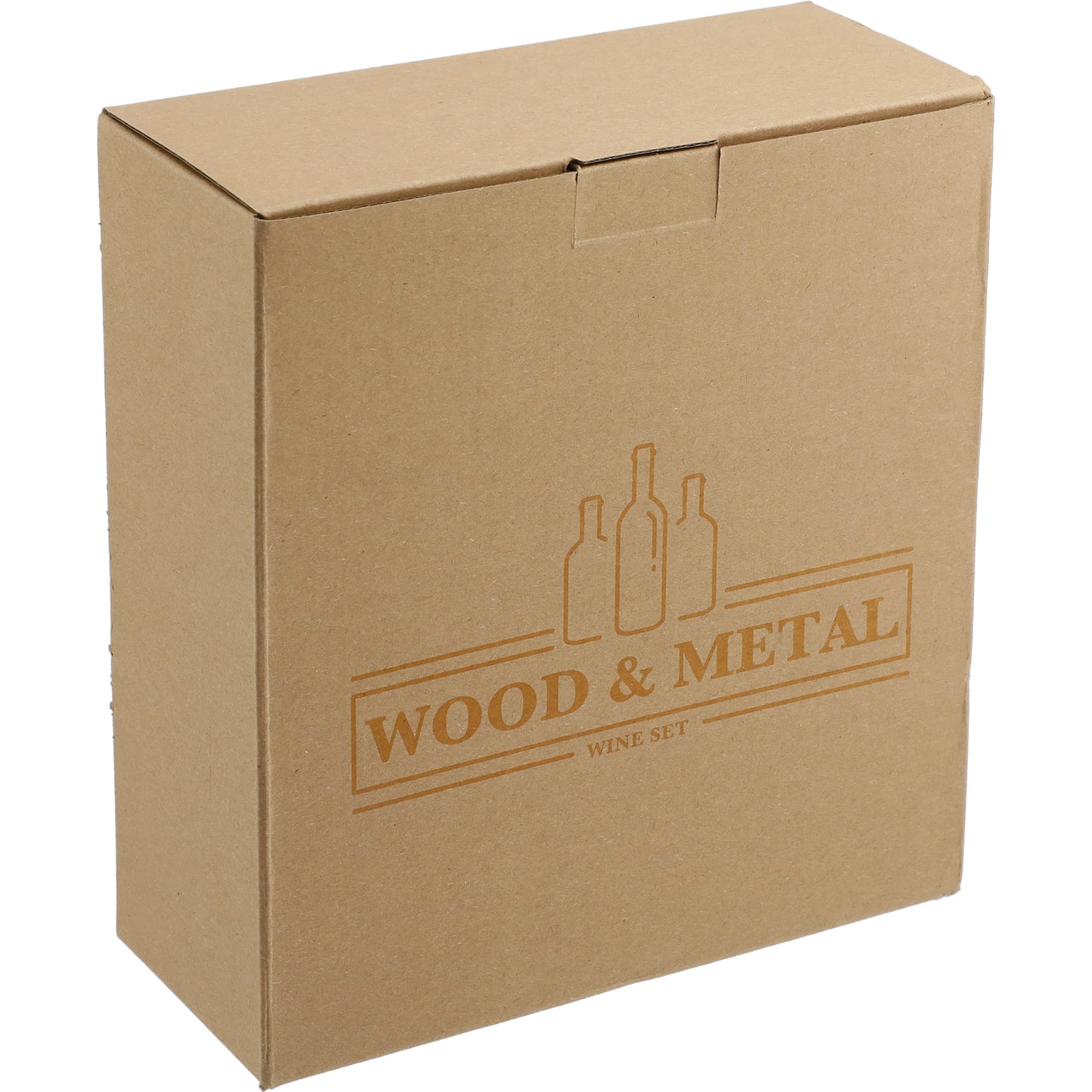 Graze Wood and Metal Wine Set - Etchified - PCNA (Leed's/Bullet/Trimark) - 1022-17WD