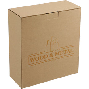 Graze Wood and Metal Wine Set - Etchified - PCNA (Leed's/Bullet/Trimark) - 1022-17WD