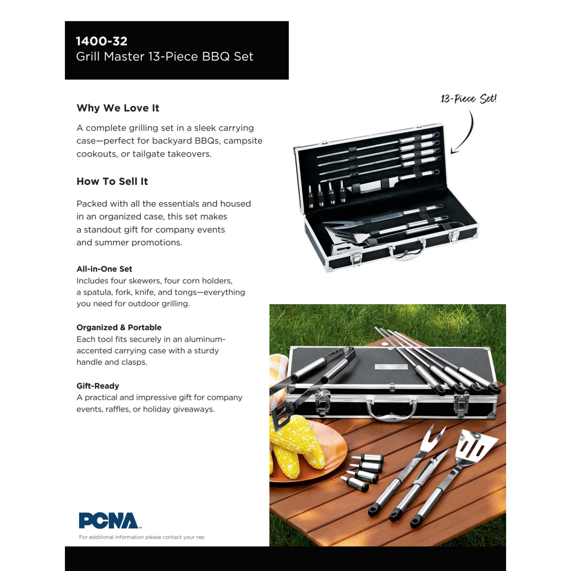 Grill Master Set - Etchified - Etchified - 1400-32BK