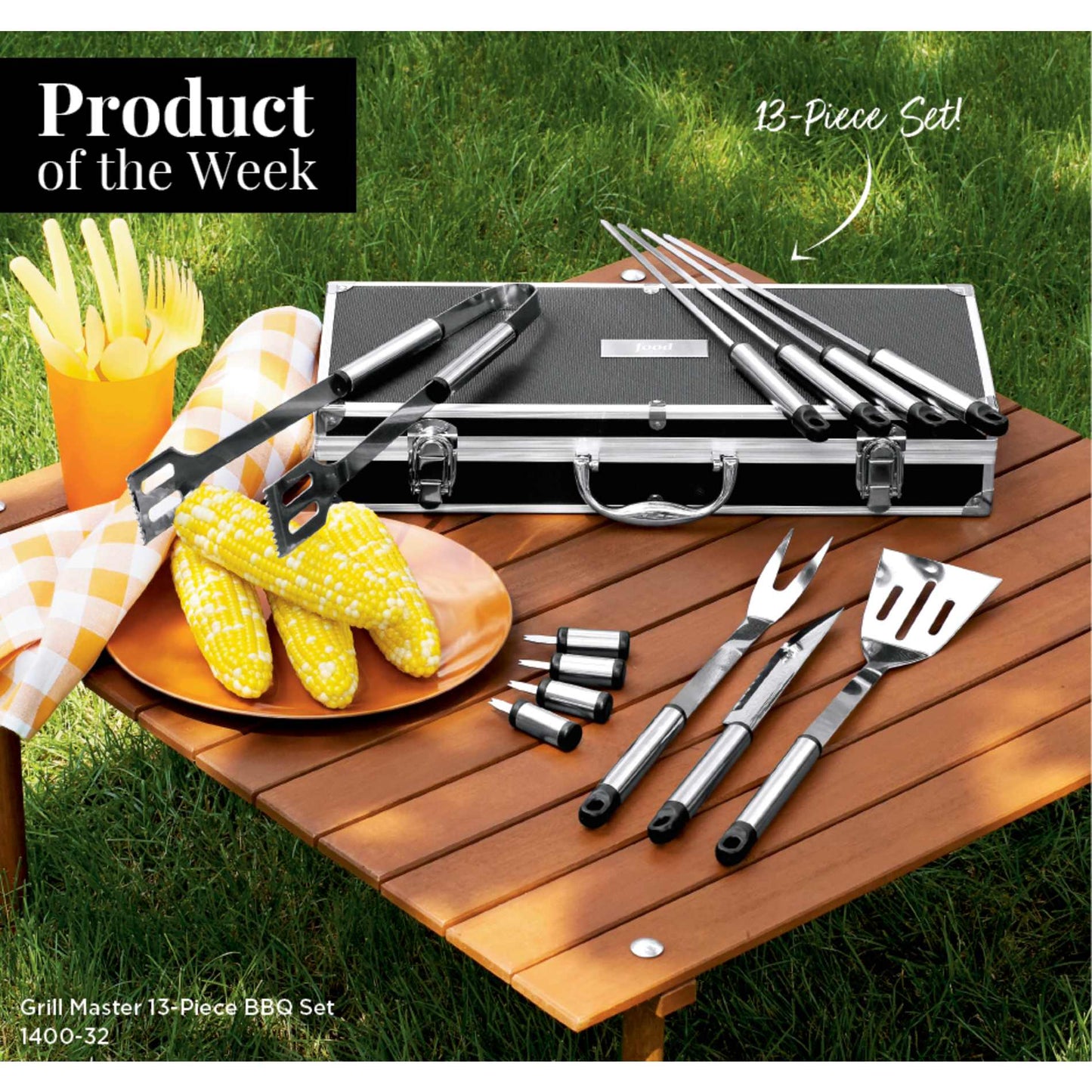 Grill Master Set - Etchified - Etchified - 1400-32BK