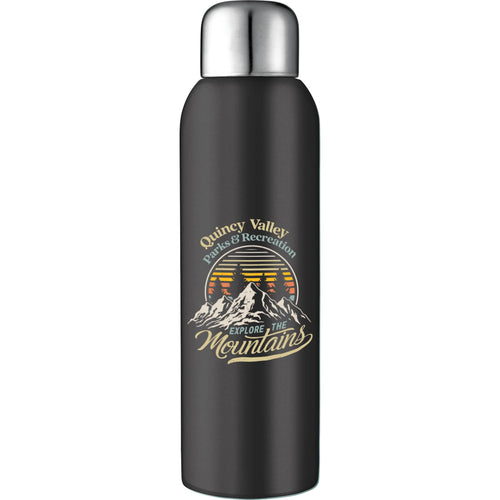Guzzle 28oz Stainless Sports Bottle - Etchified - Etchified - SM-6685BK