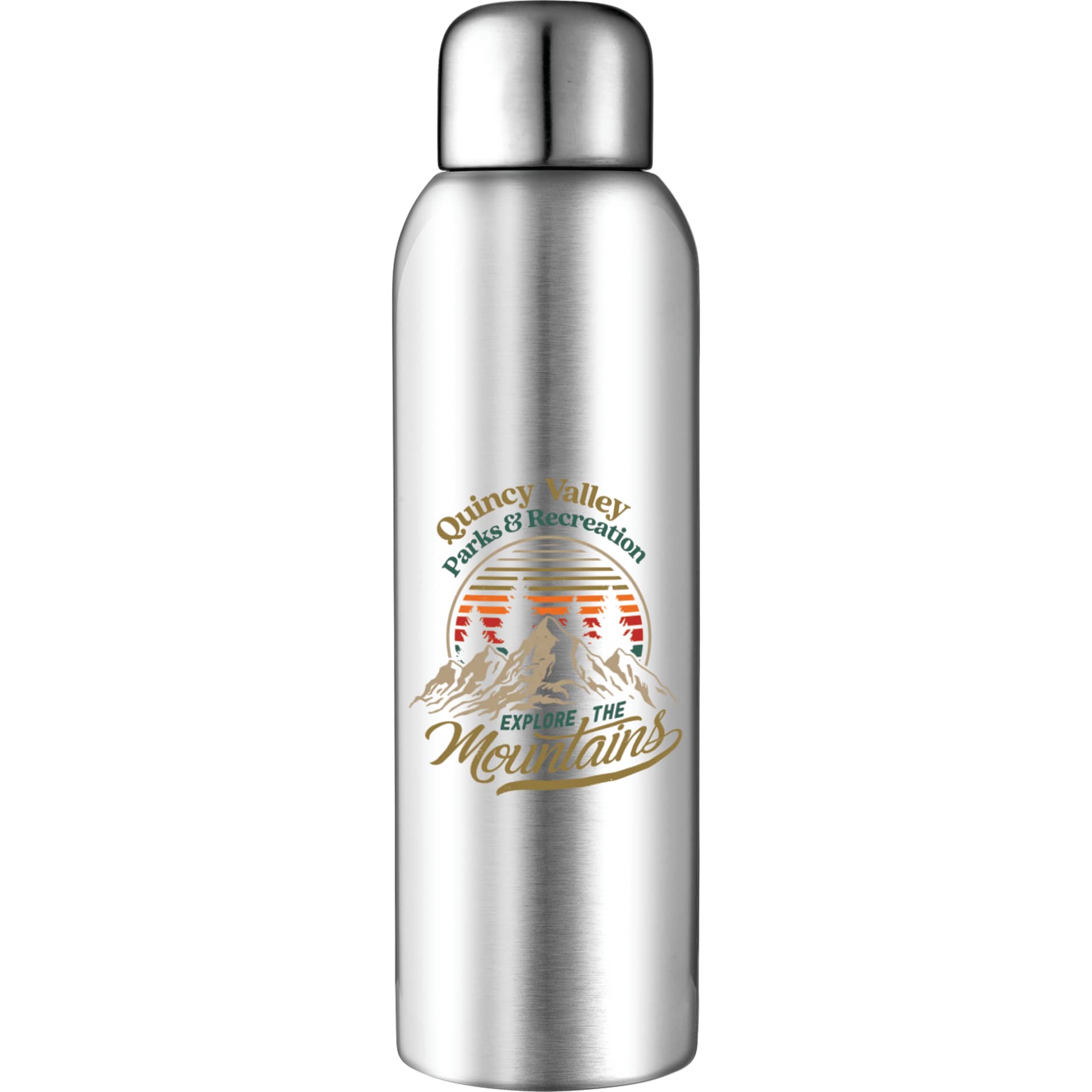 Guzzle 28oz Stainless Sports Bottle - Etchified - Etchified - SM-6685RCSL