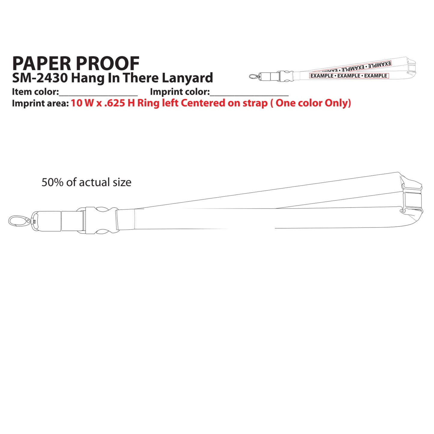 Hang In There Lanyard - Etchified - Etchified - SM-2430LTGR