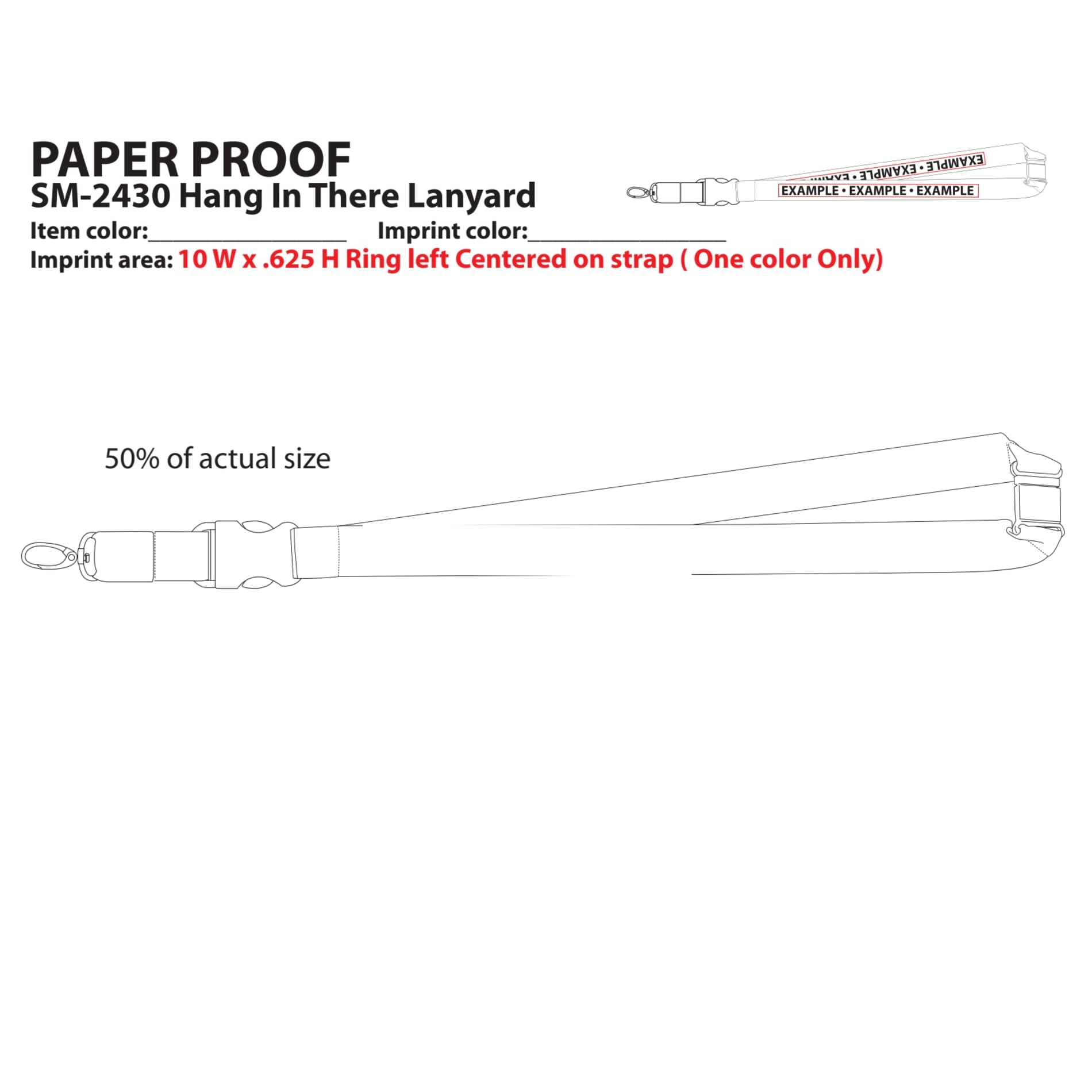 Hang In There Lanyard - Etchified - Etchified - SM-2430LTGR