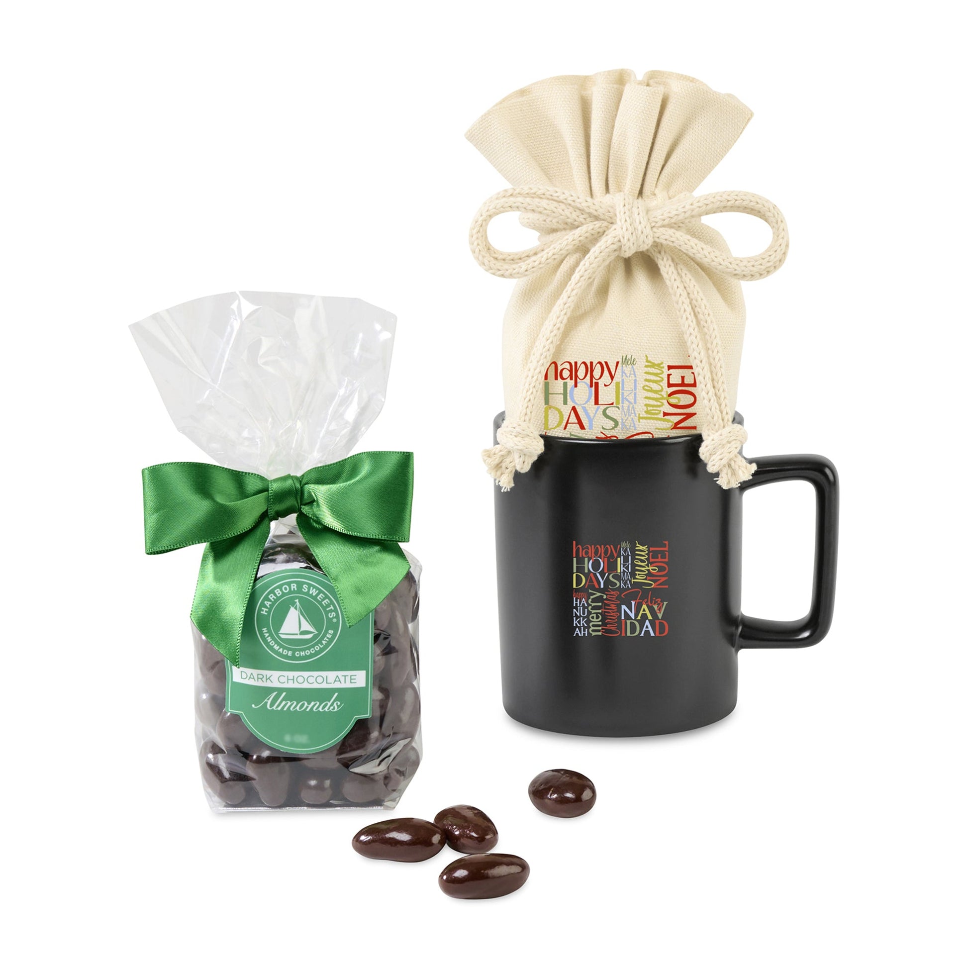 Harbor Sweets Chocolate Covered Almonds Mug Stuffer - Etchified - Gourmet Expressions - 102377-102377-006